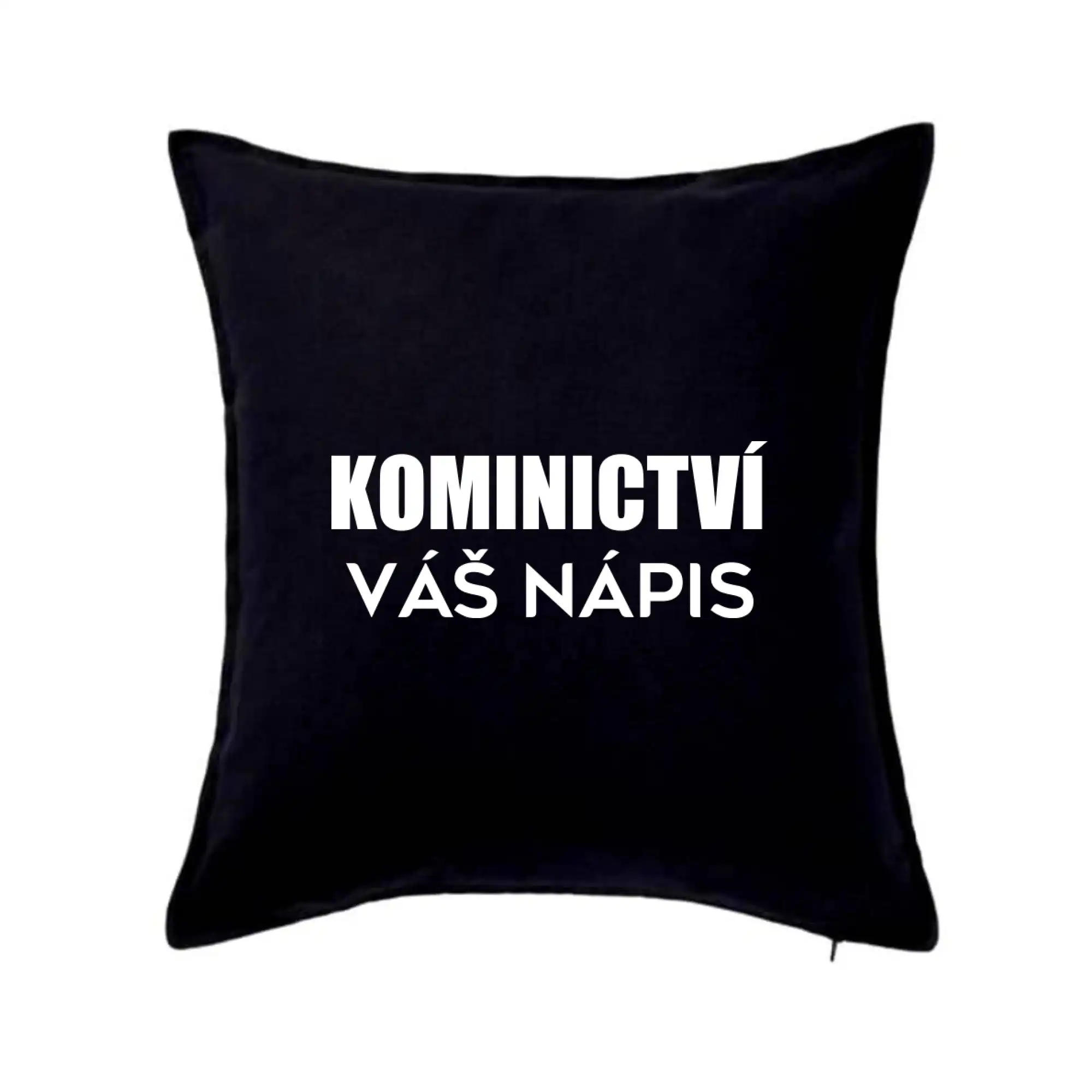 Kominík logo + nápis na zádech