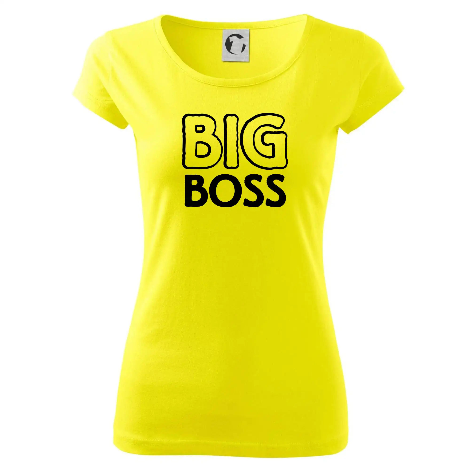 Detské tričká, mikiny a body s originálnymi potlačami | Veselé motívy pre chlapcov aj dievčatá - Big boss mini boss - Dámske tričko Pure
