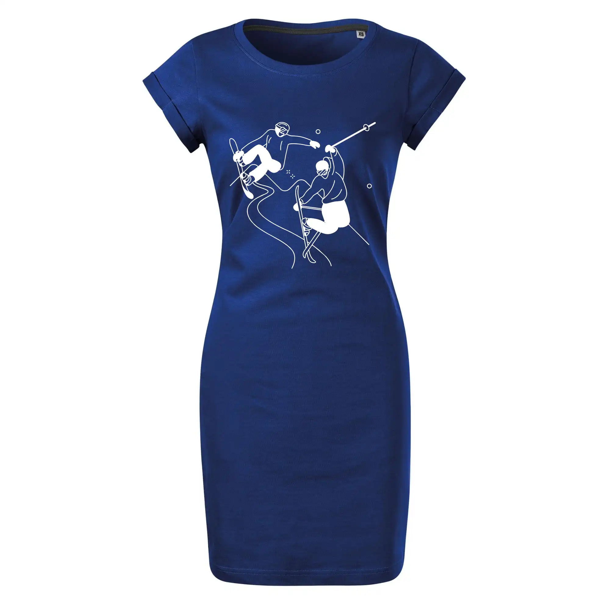 Lyžovaní - kresleny obrázek