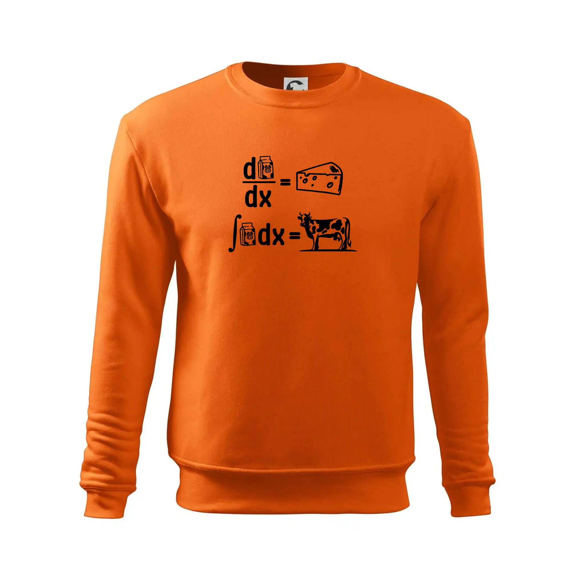 Vtipné tričká pre matematiky - Matematika mlieko - Mikina Essential pánska