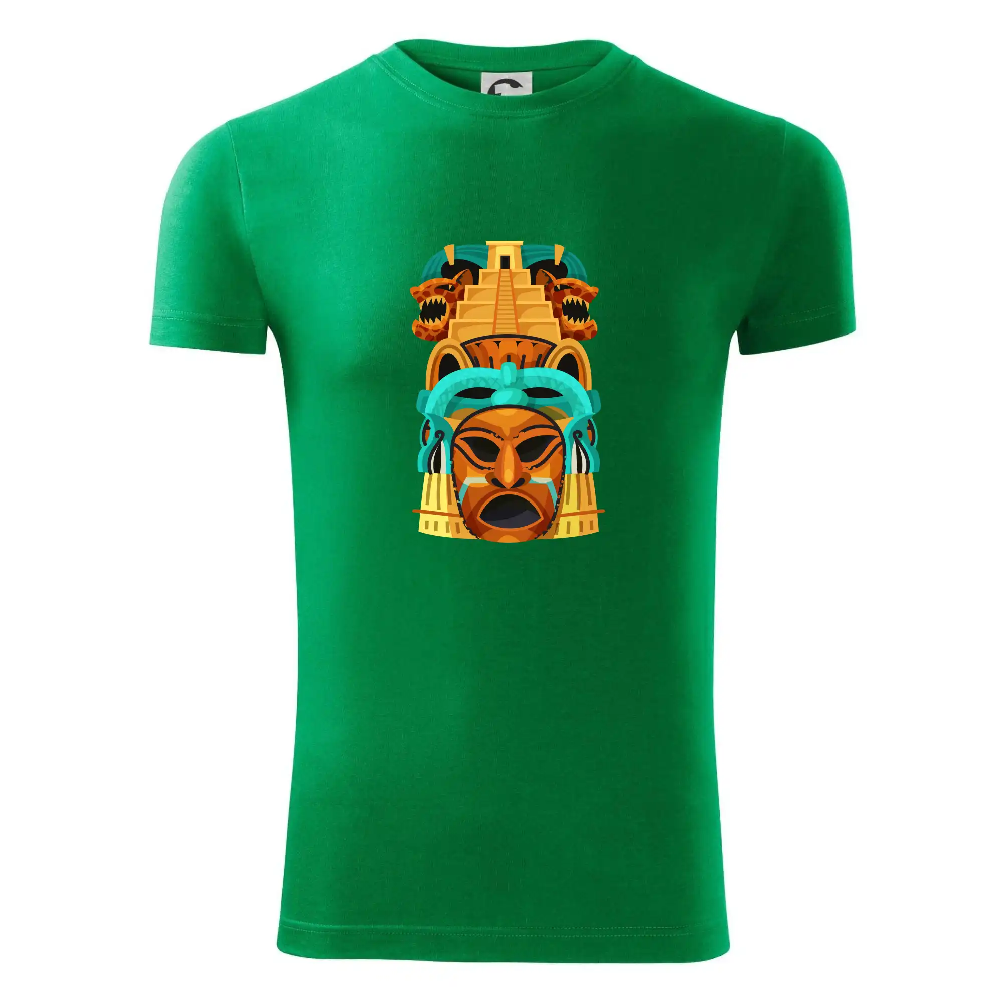 Mayové maska s pyramidou