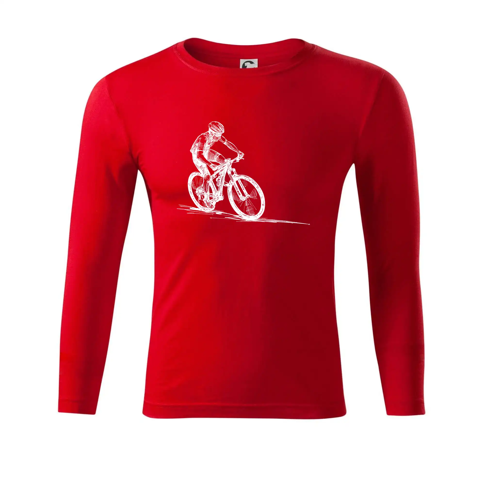 MTB kreslený cyklista