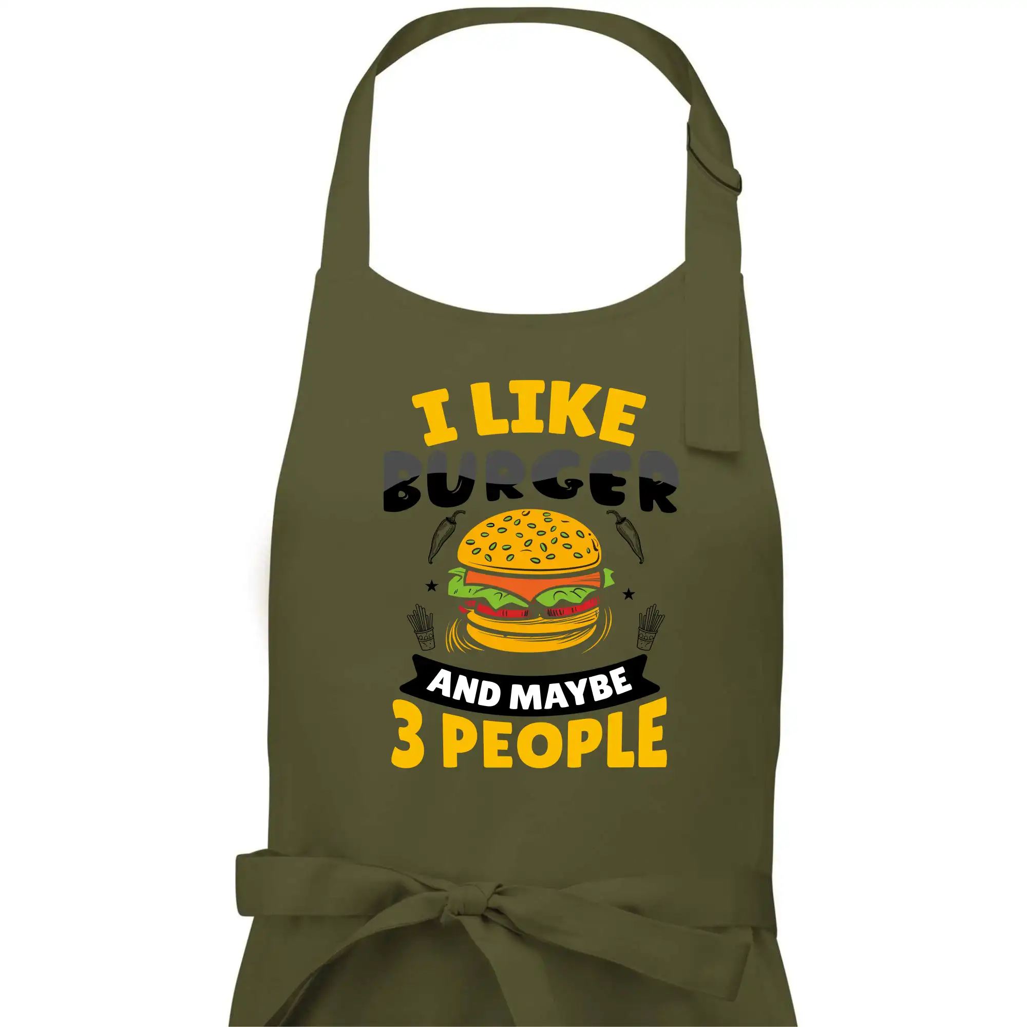 I like burger and maybe 3 people