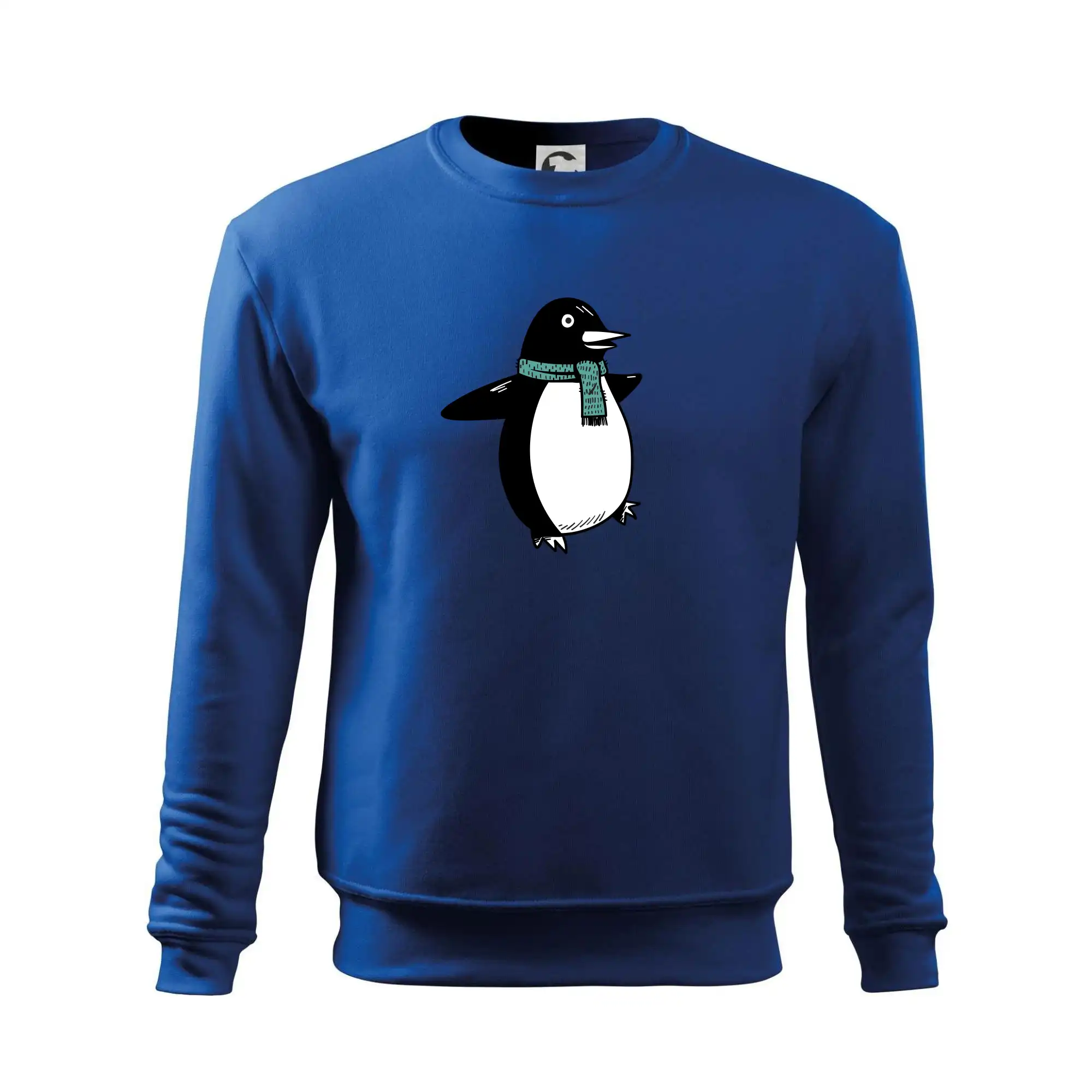 Tučňák se zelenou šálou