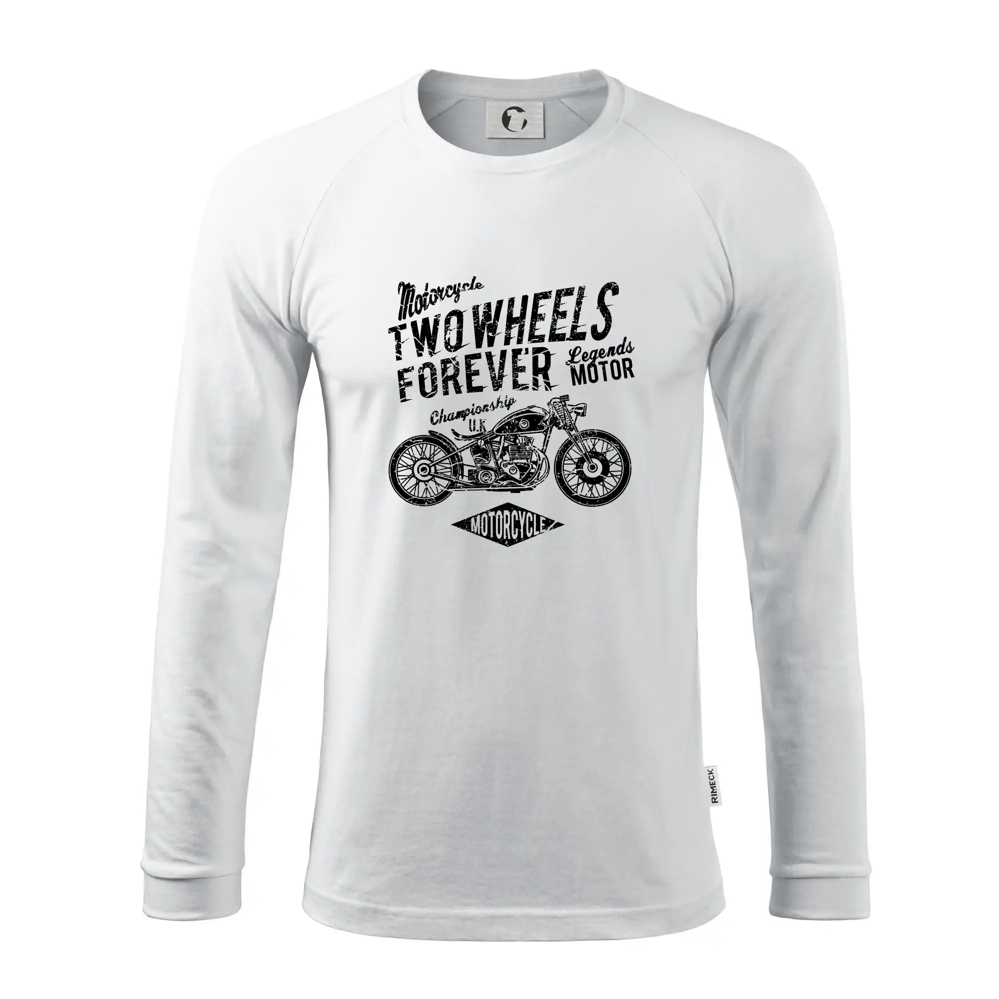 Tričká pre motorkárov¨ - Two Wheels Forever 1 - Pánske tričko s dlhým rukávom LS130