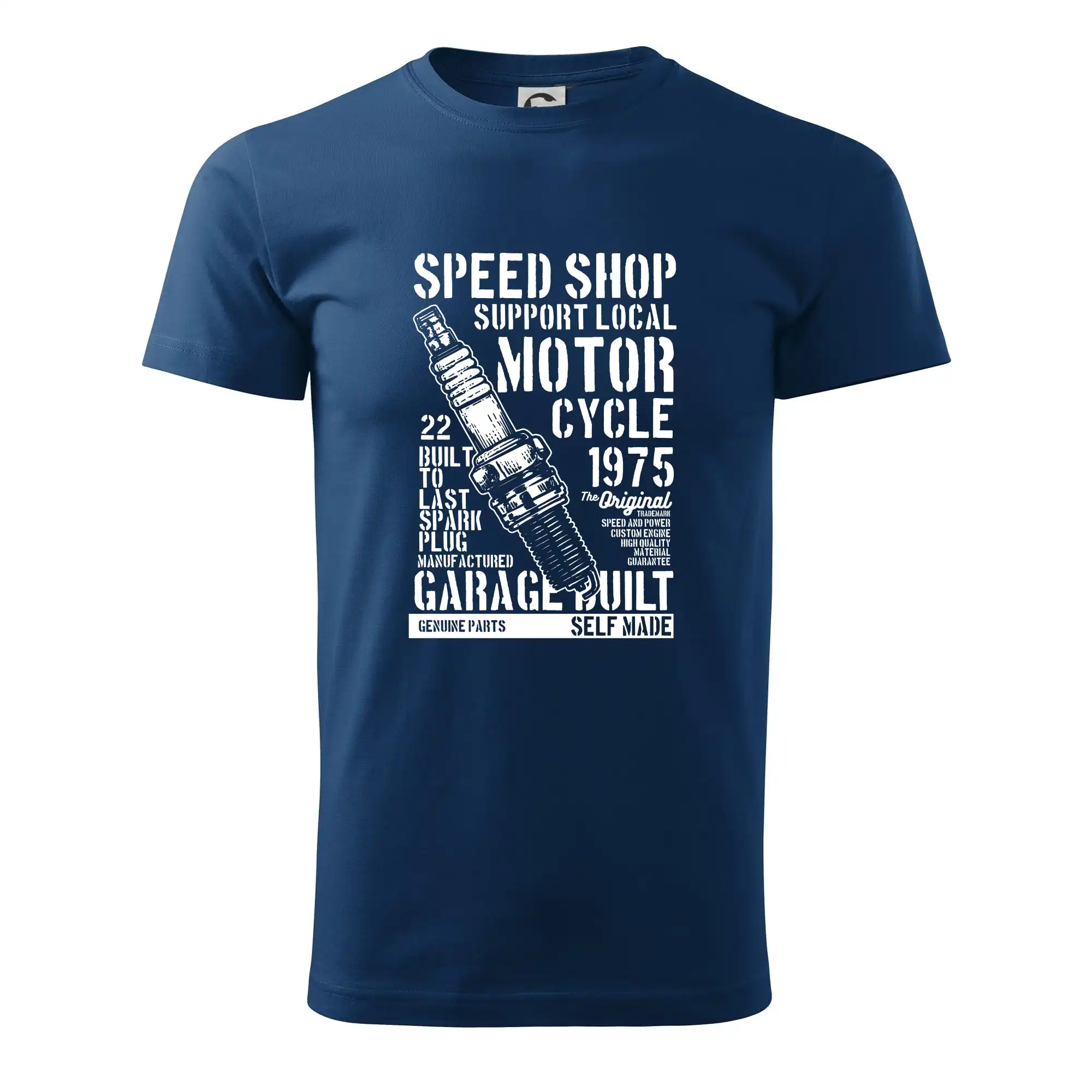 Tričká a mikiny s potlačou motoriek – pre pravých motorkárov - Spark Plug - Pánske tričko nižšej gramáže