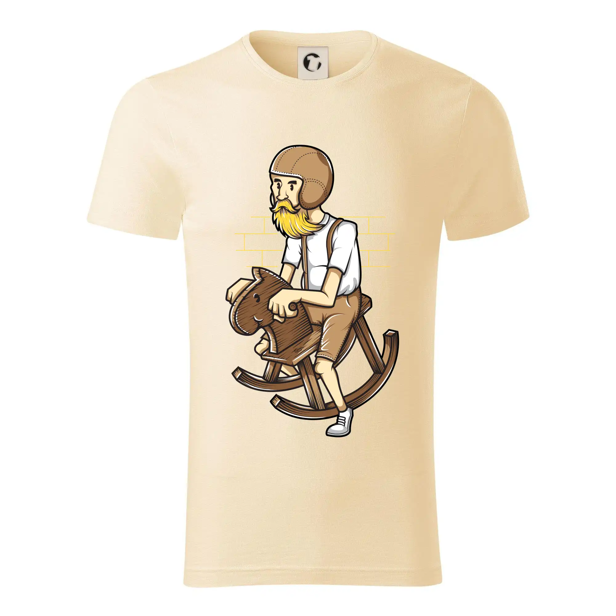 Tričká a mikiny s potlačou motoriek – pre pravých motorkárov - Starý jazdec - Tričko z organickej bavlny