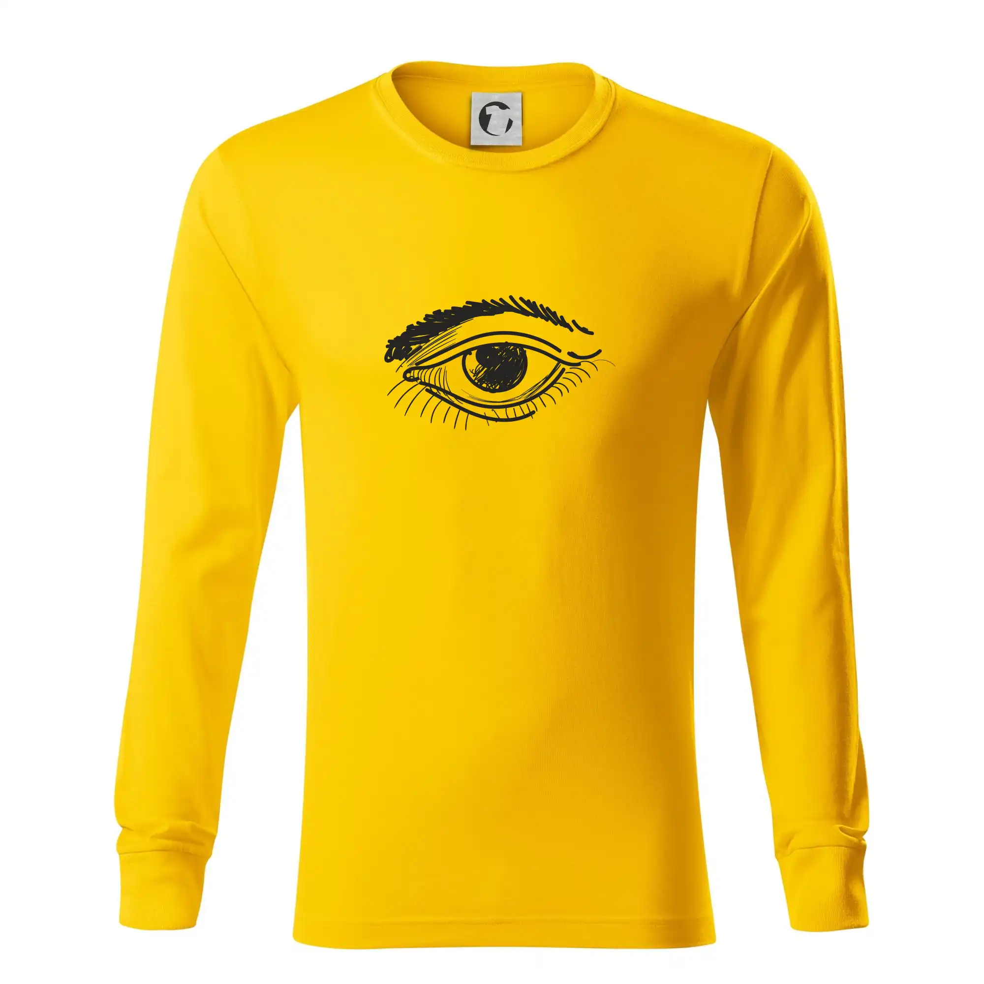 Tričká na párty - Párovy motív - oko vyguľované - Tričko s dlhým rukávom LS R05