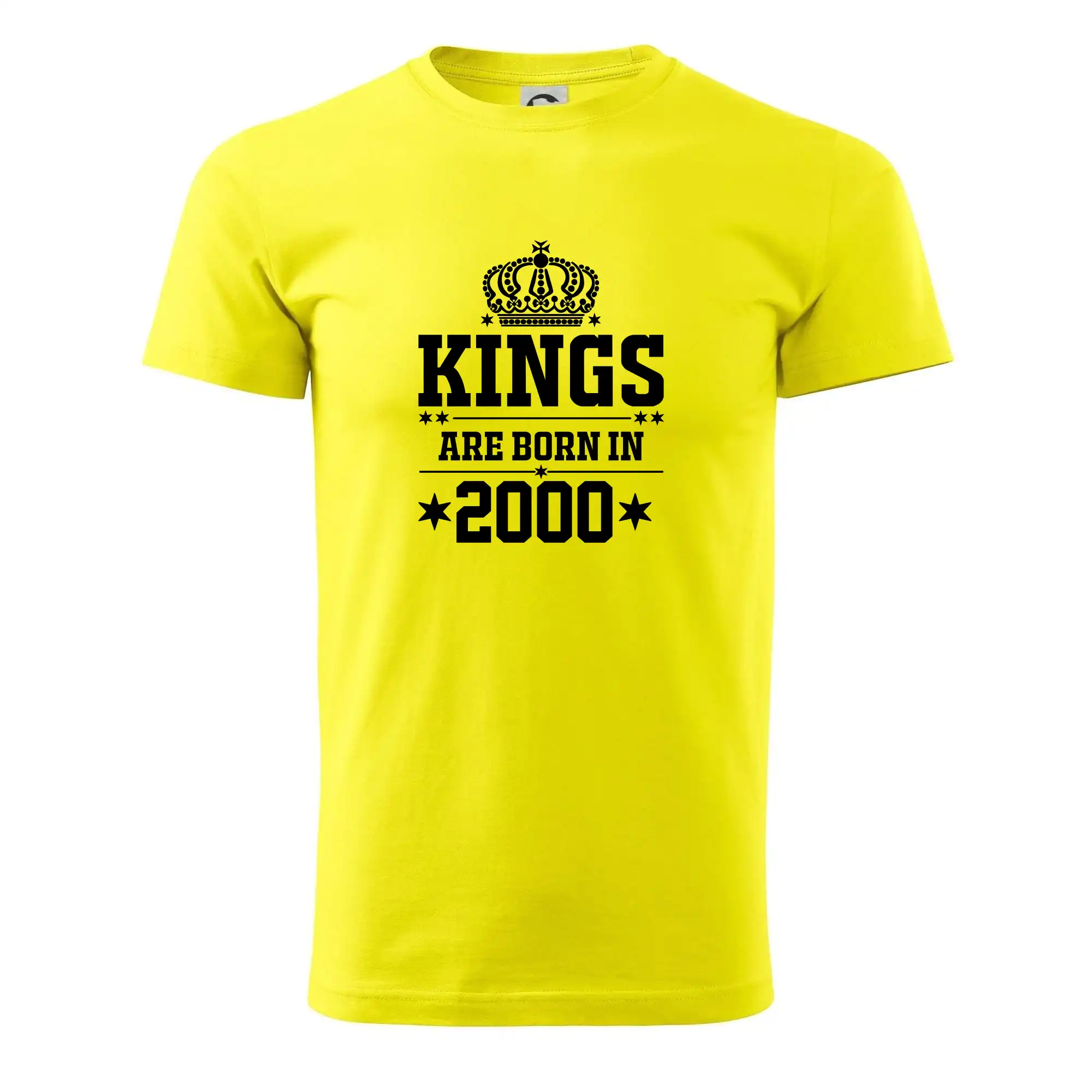 Trička s ročníkom 2000 - Kings are born in 2000 - Pánske tričko nižšej gramáže