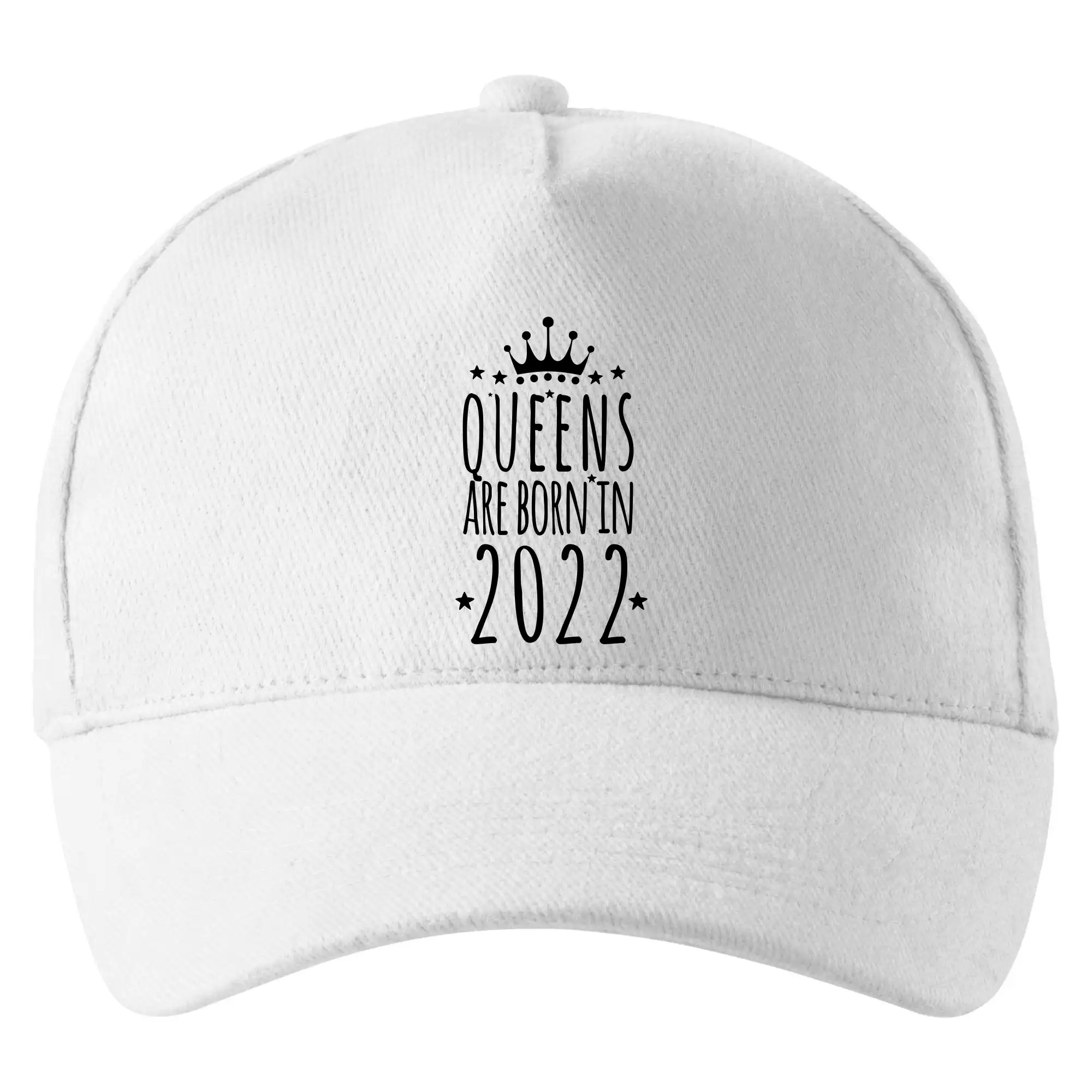 Queens are born in 2022 - Šiltovka so zahnutým šiltom a mosaznou sponou