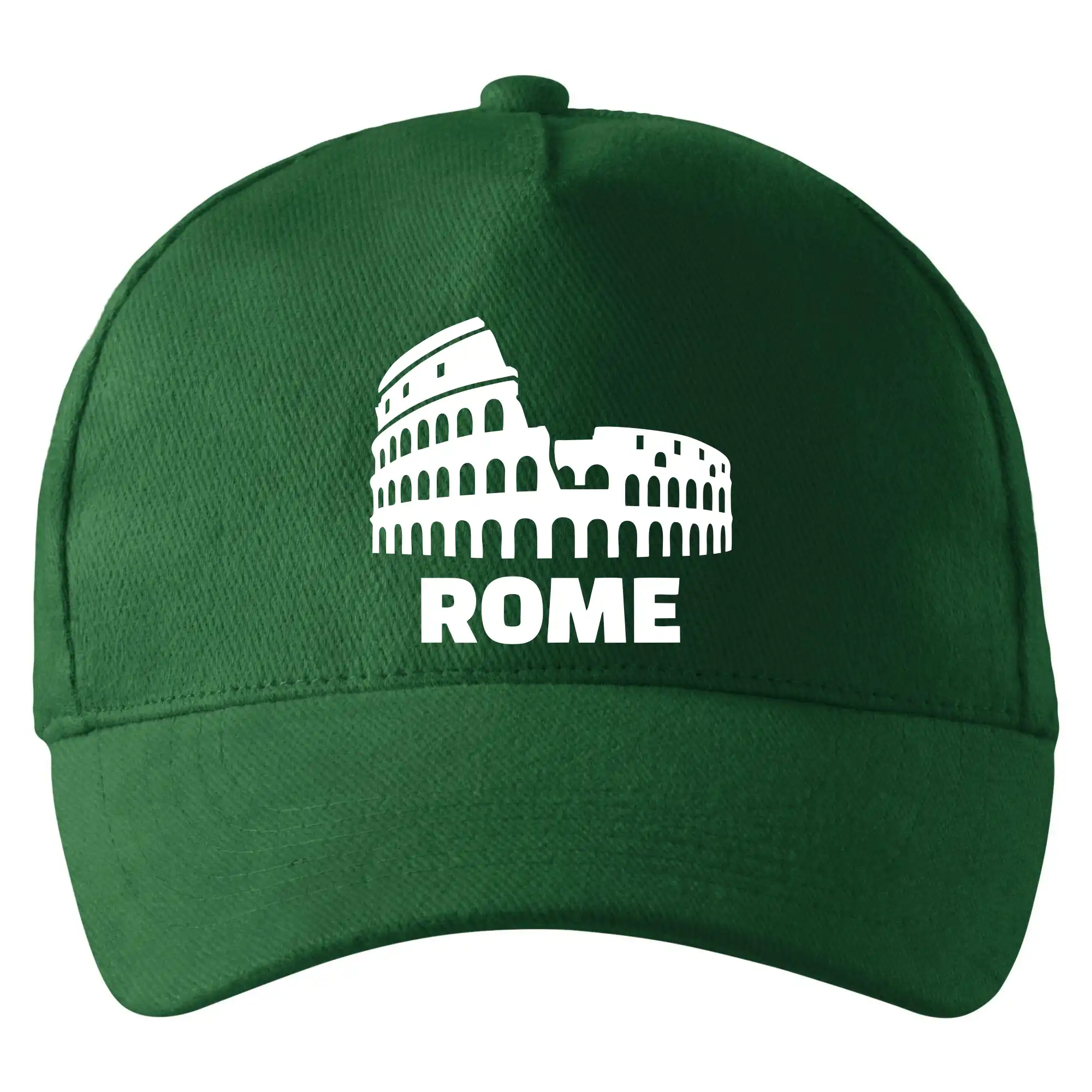 Tričká Taliansko - Italy Koloseum Rome - Šiltovka so zahnutým šiltom a mosaznou sponou