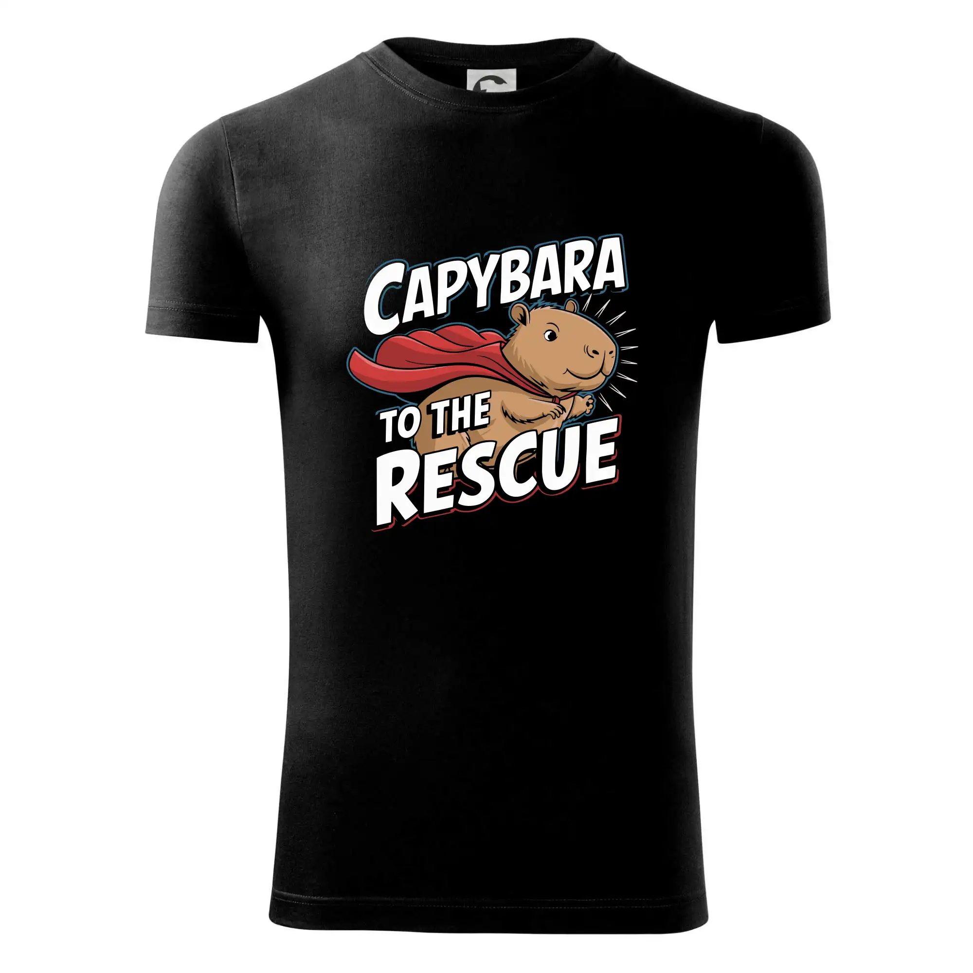 Tričká so zvieratami - Capybara to the Rescue - Viper FIT - Pánske zúžené tričko