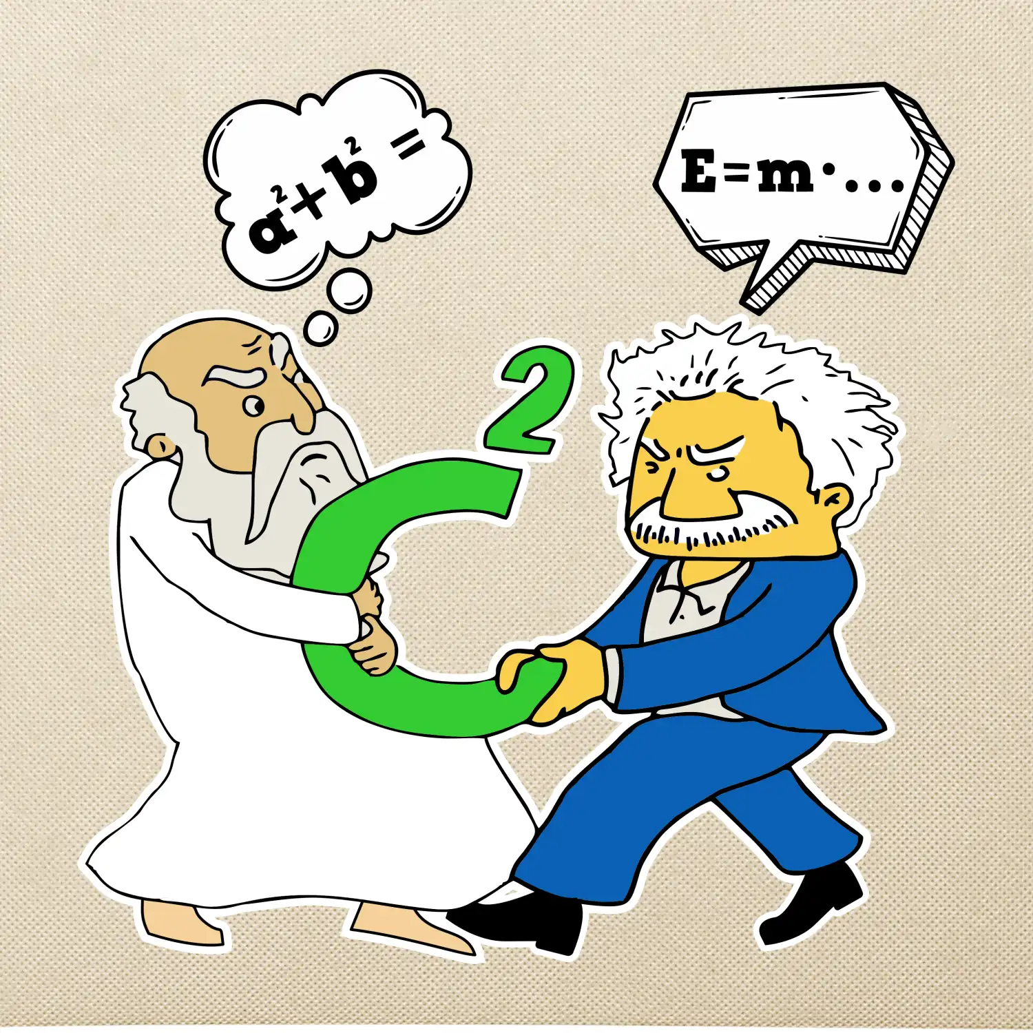 Pythagoras a Albert boj o C