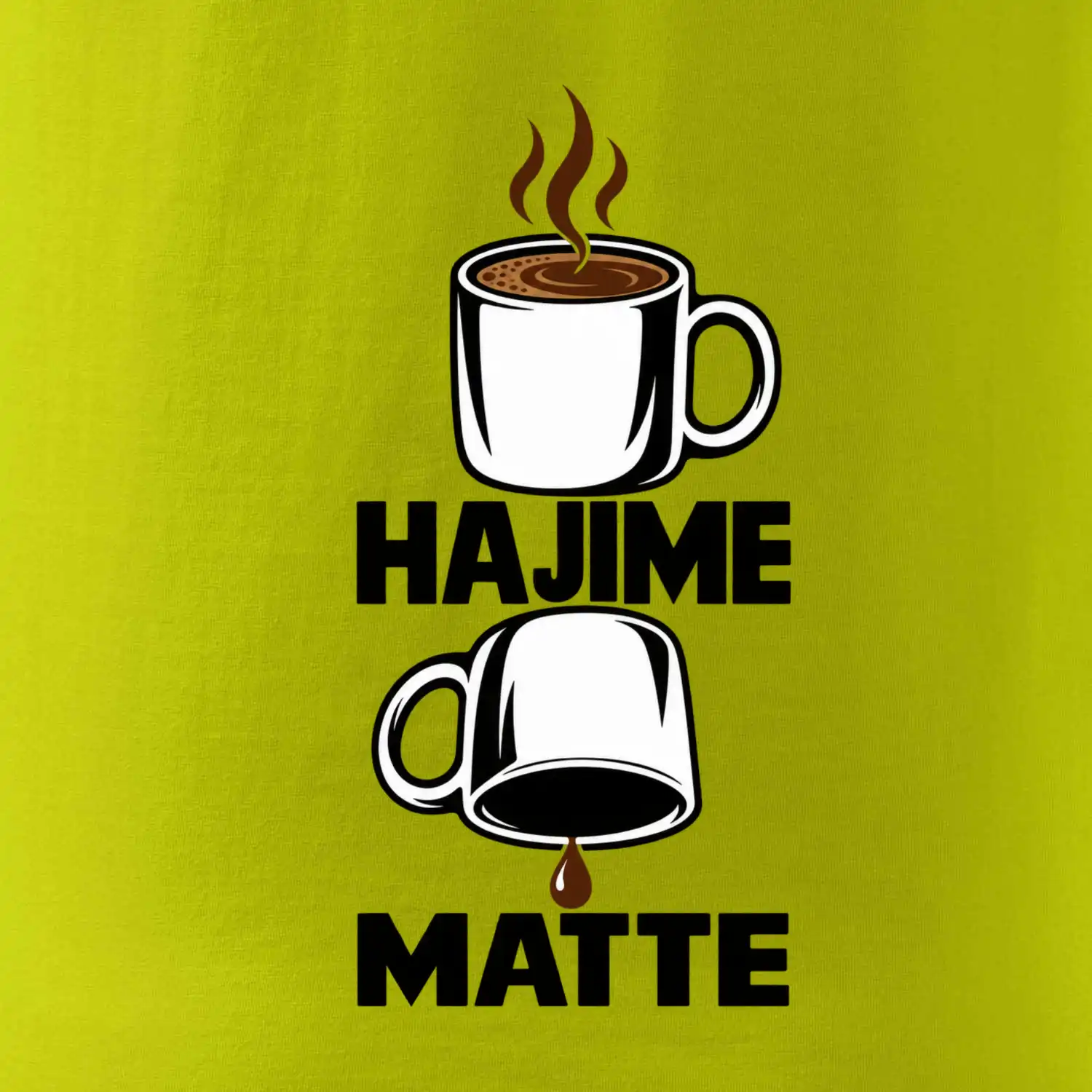 Hajime matte káva judo