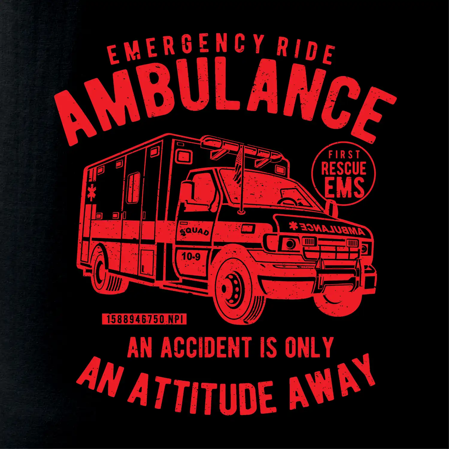 Ambulance červená