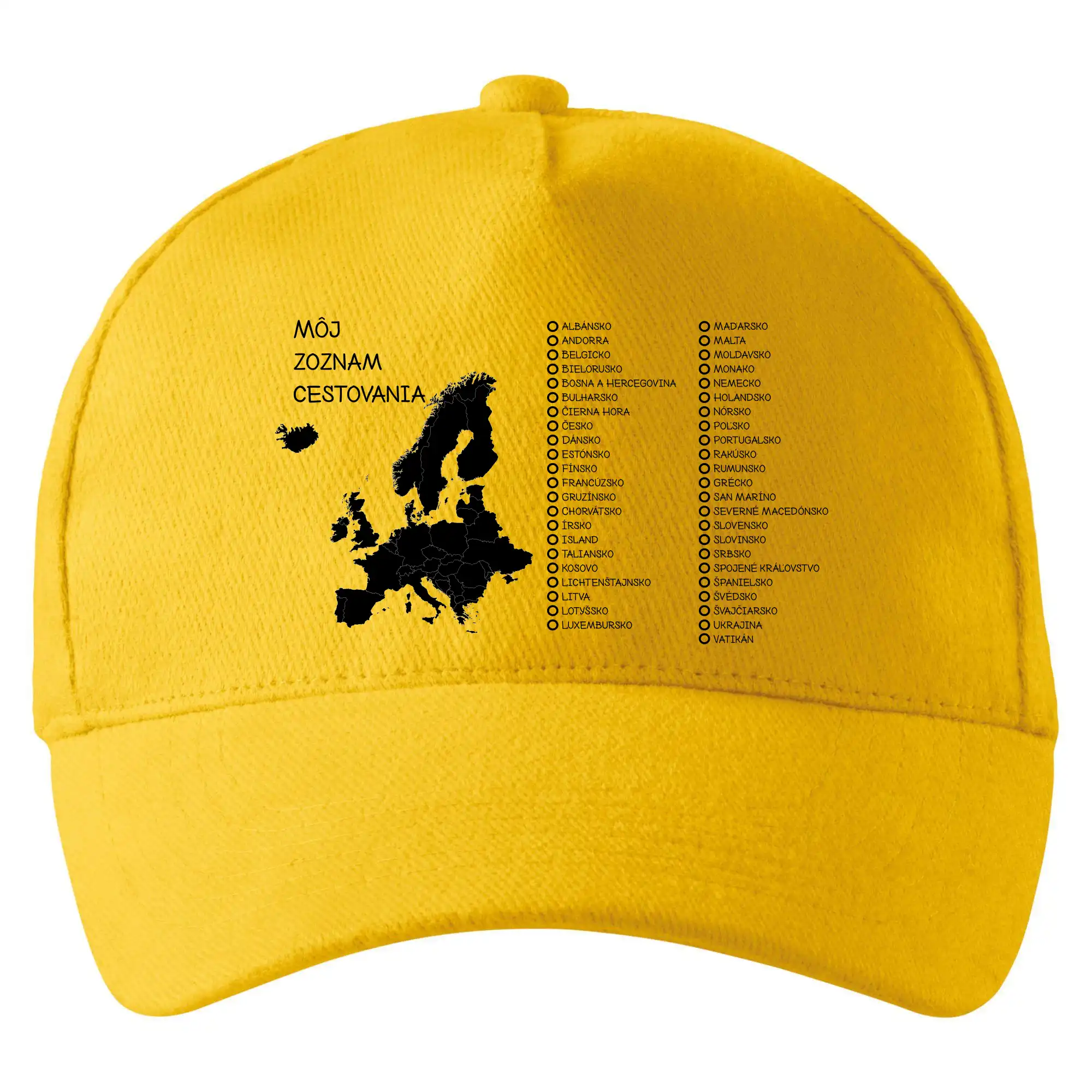 Můj cestovní seznam - Evropa