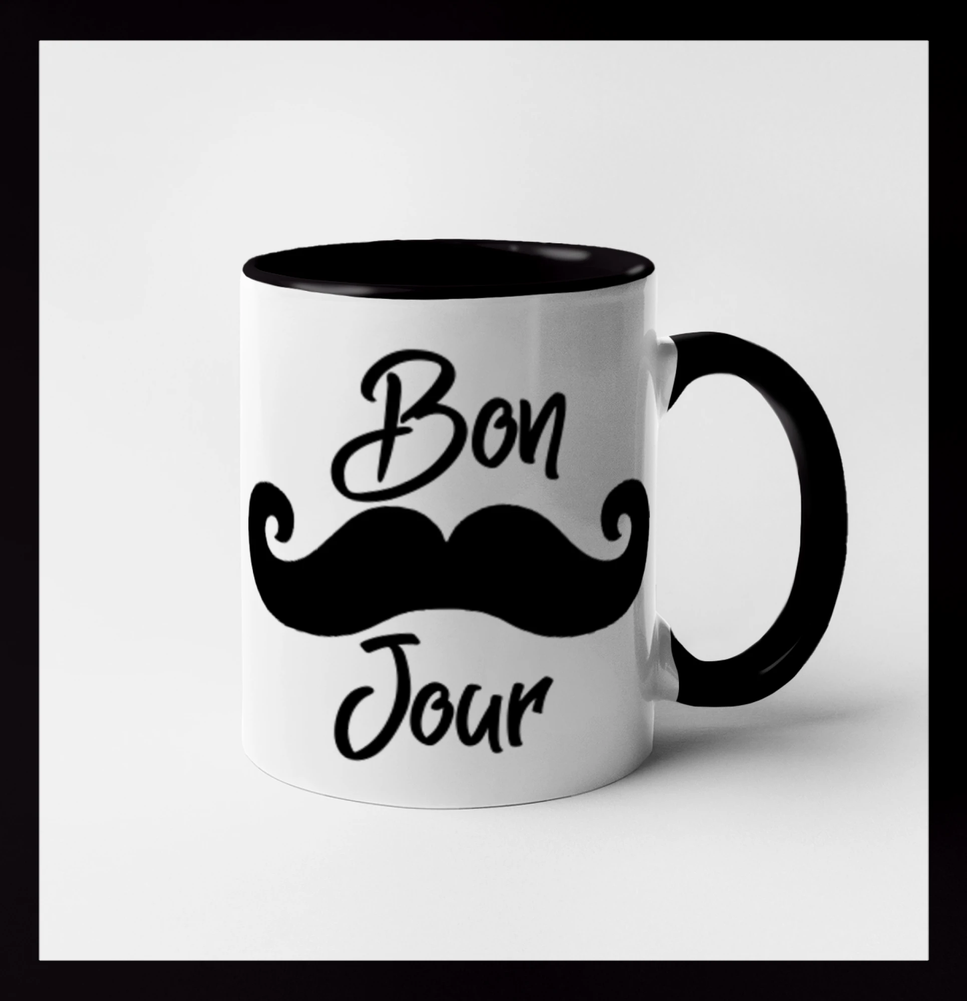 Mustache Bon Jour