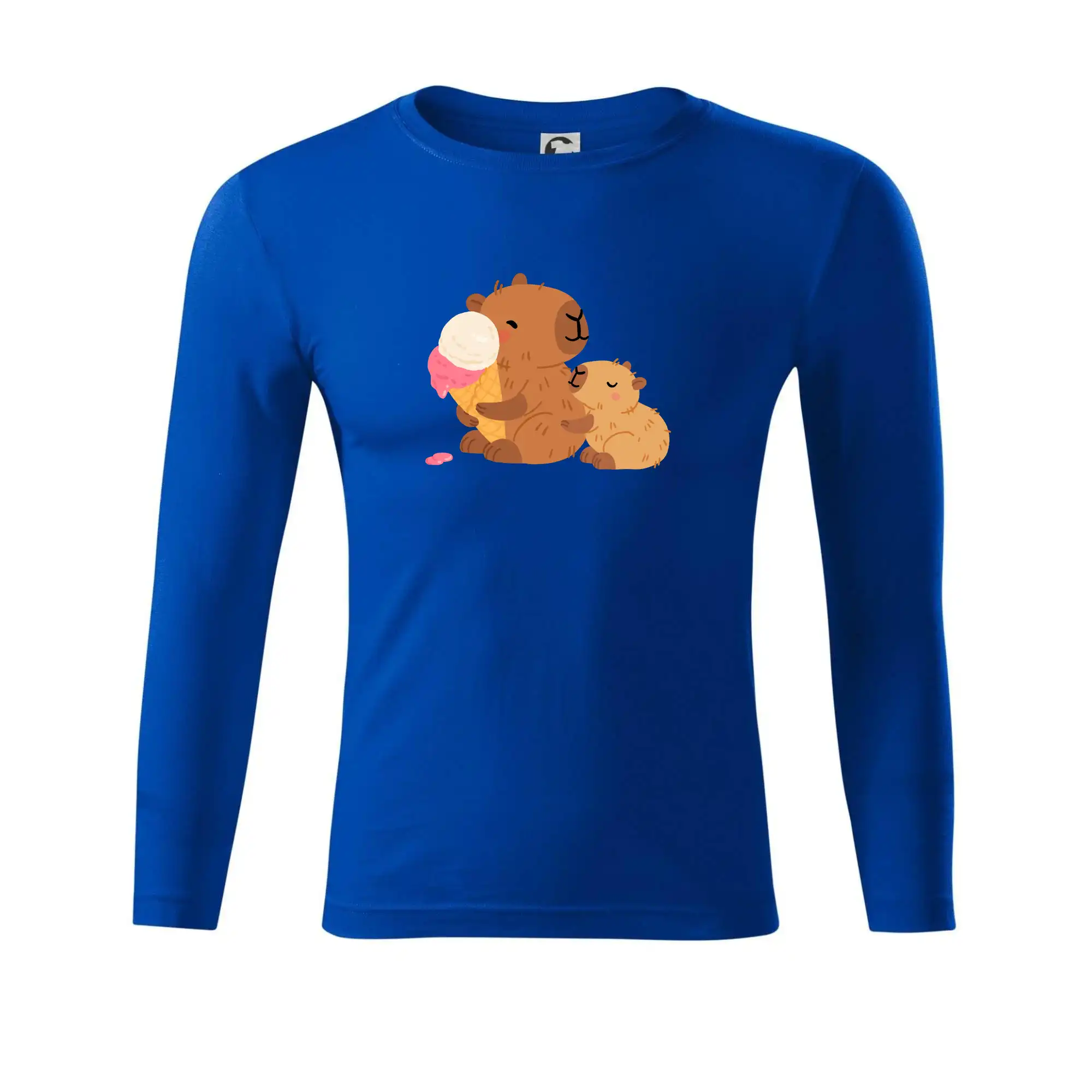 Kapybara se zmrzlinou