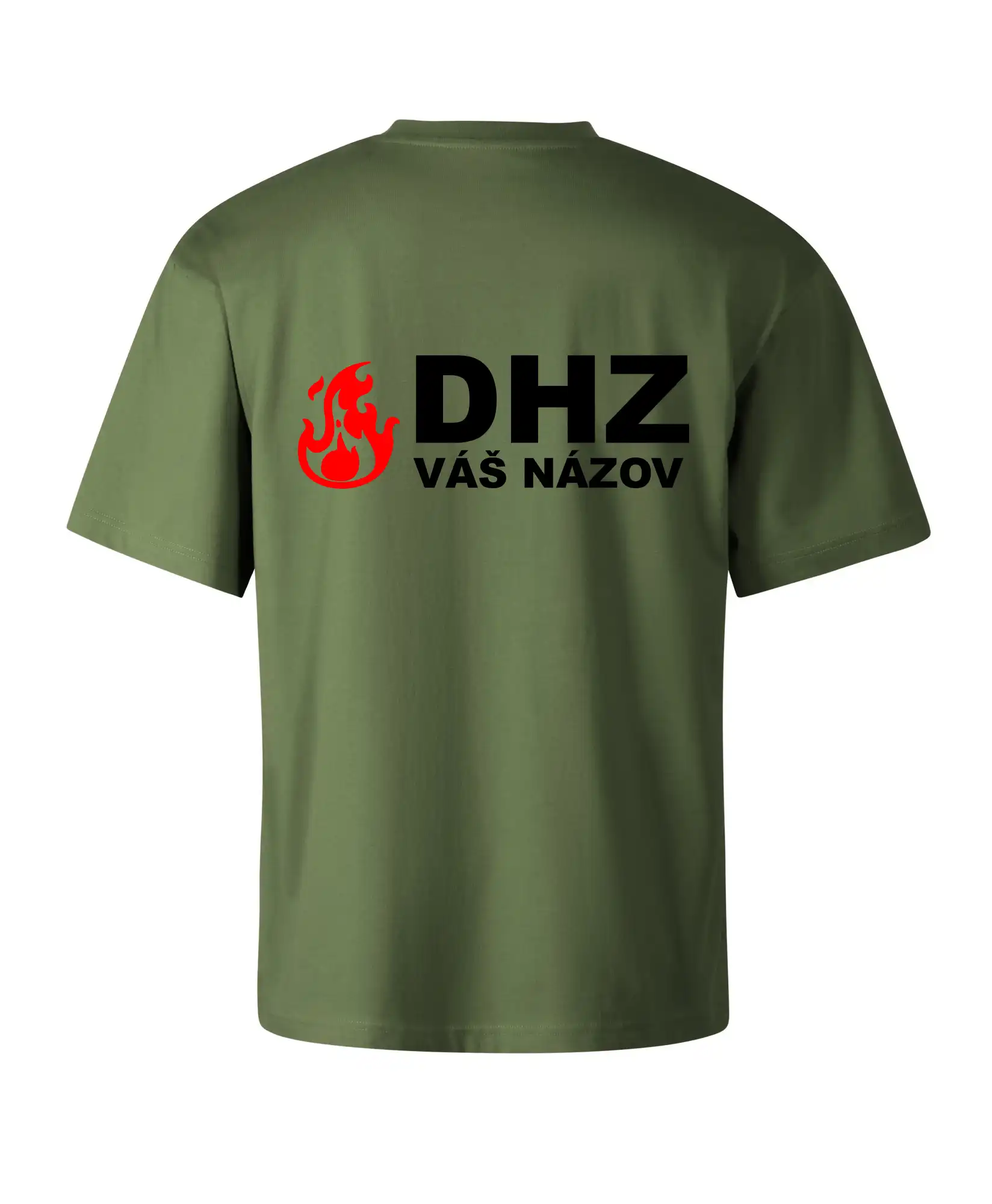 DHZ (oheň, firesport, názov sboru - vlastný nápis)