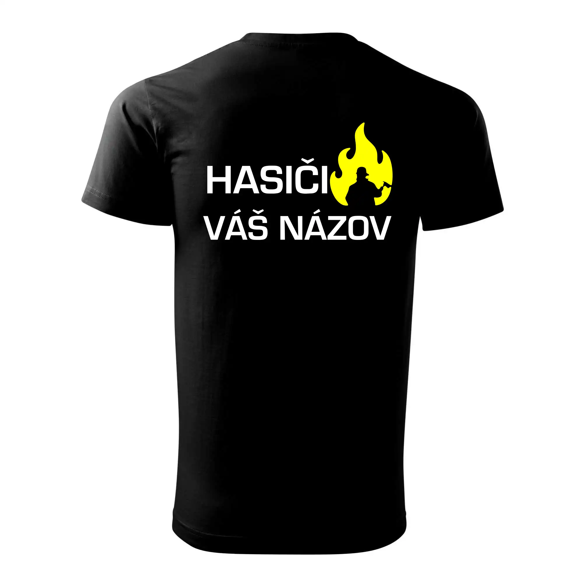 Hasiči - Váš názov - FLUO + Reflexná potlač