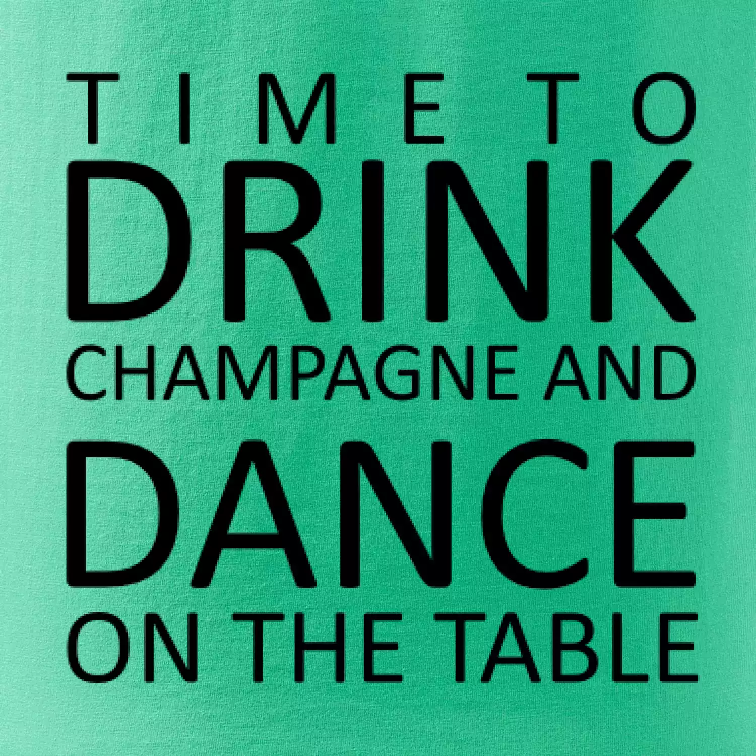 Time to drink Champagne