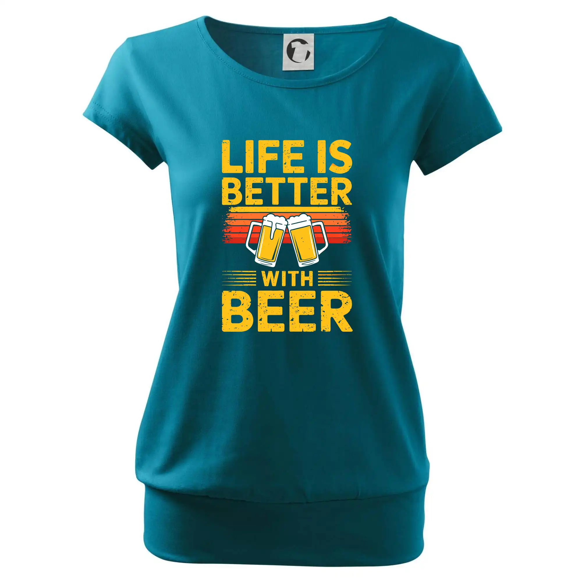Life is better with beer - oranžové