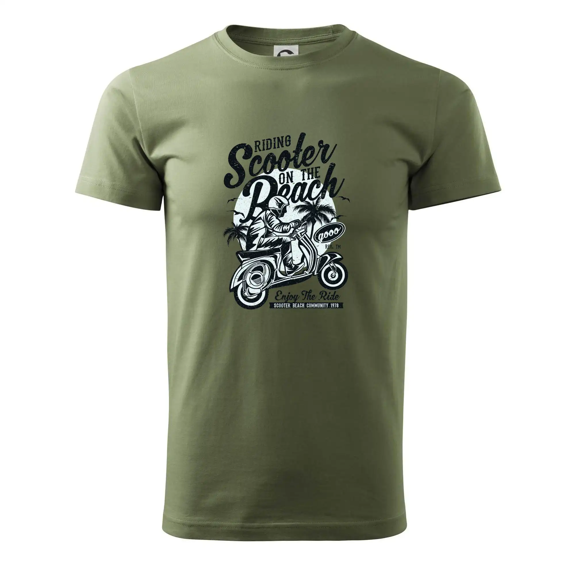 Scooter Beach - Pánske tričko nižšej gramáže
