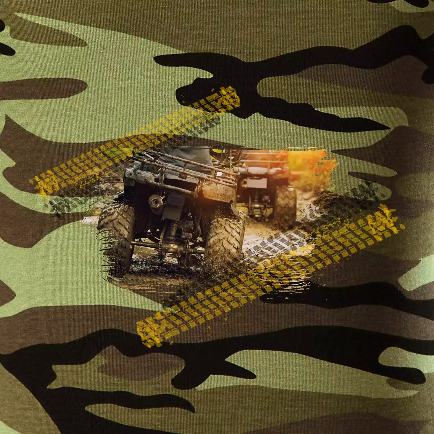 ATV čtyřkolka v bahně