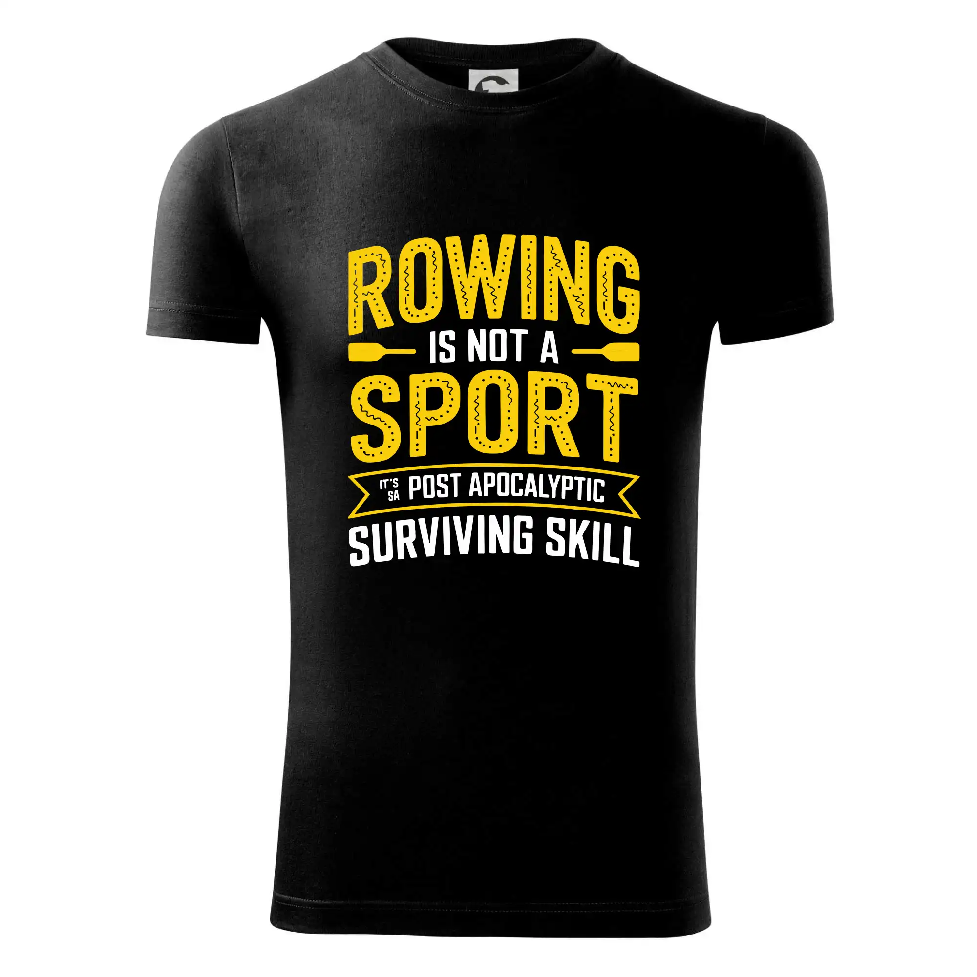 Vodácke tričká - Rowing is not a sport it's a post apocalyptic surviving skill - Viper FIT - Pánske zúžené tričko