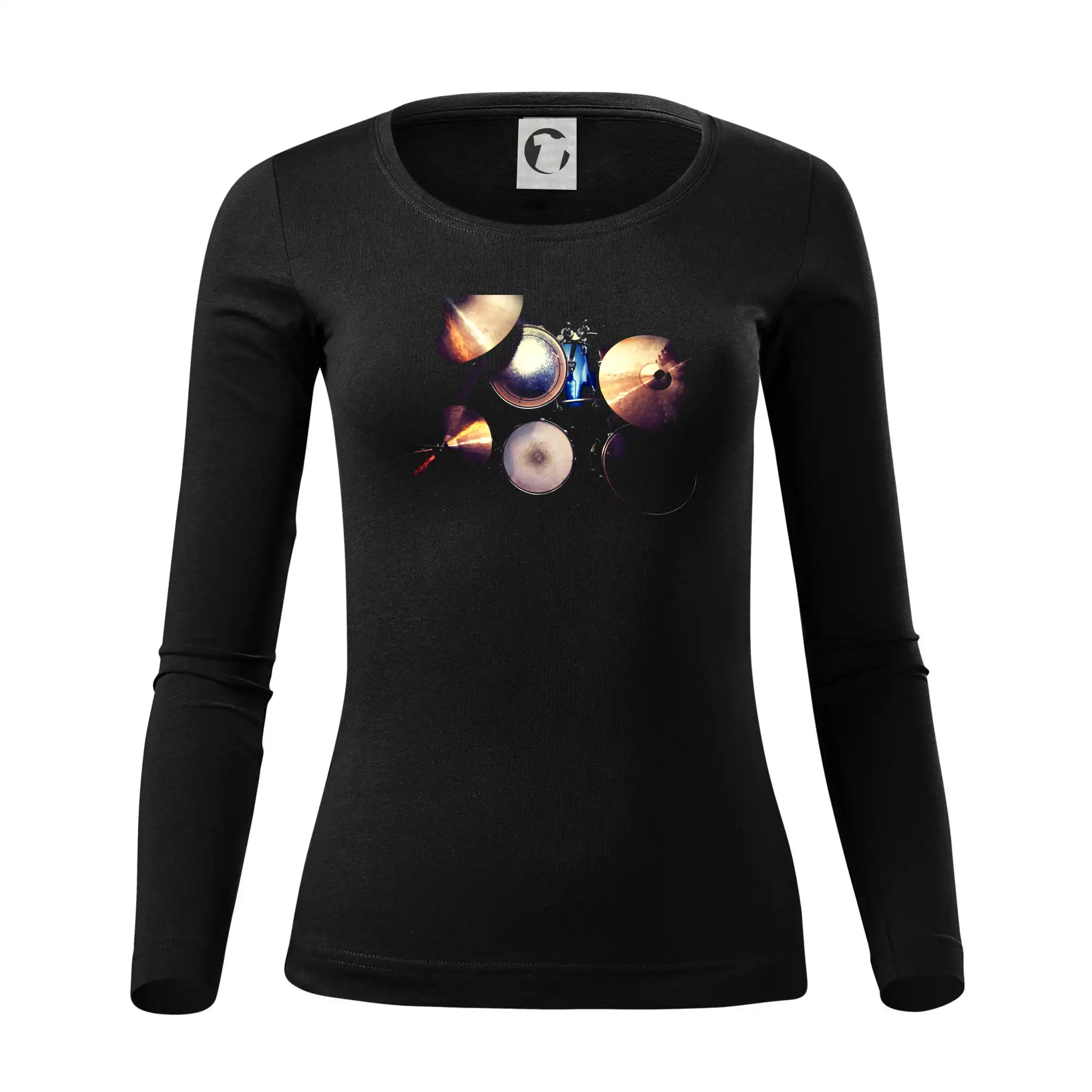 Bicie z vrchu - Dámske tričko FIT-T LS - zužené
