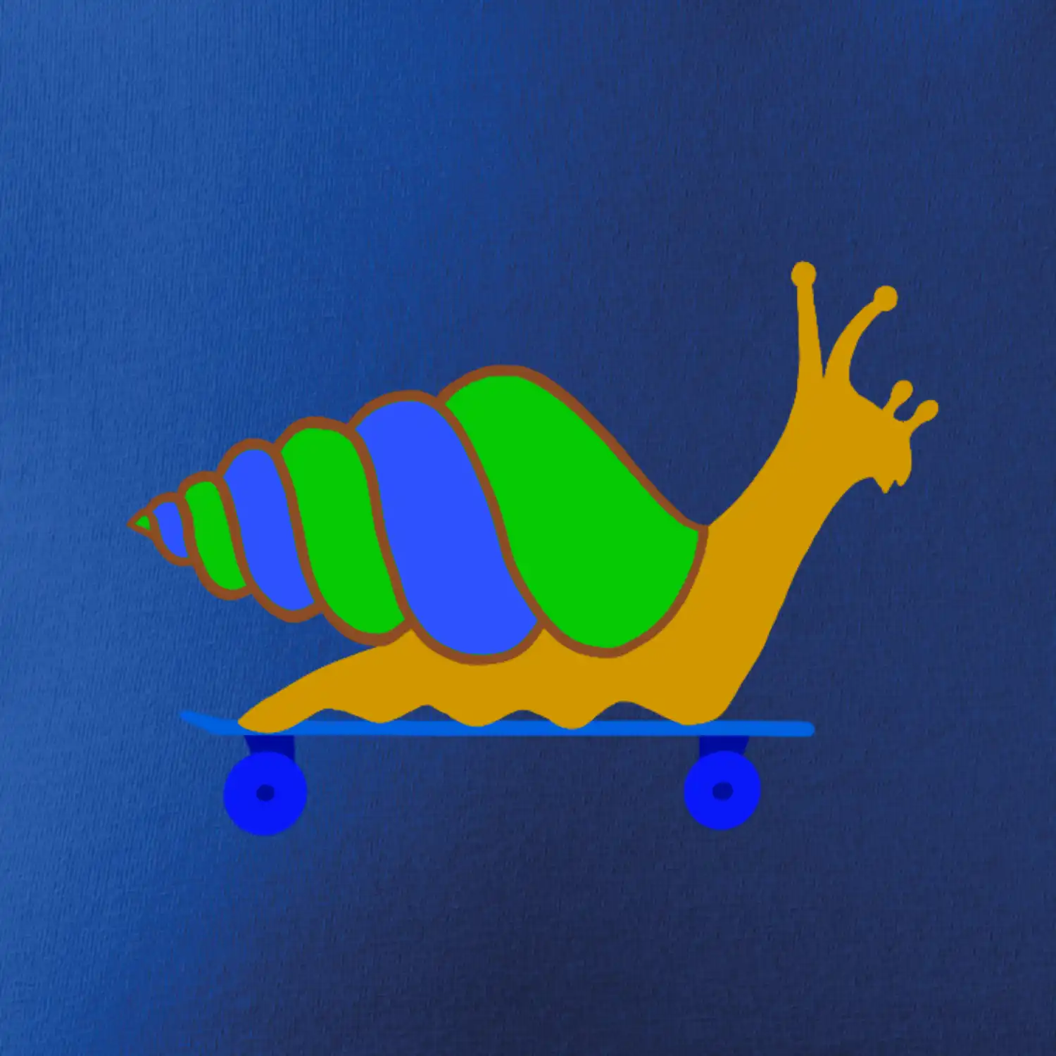 Šnek na skateboardu (Moňas)