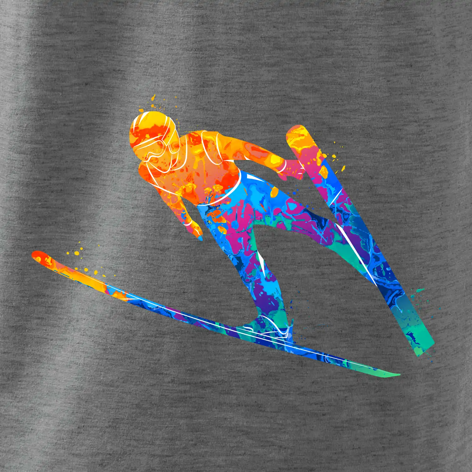 Skokan na lyžích splash