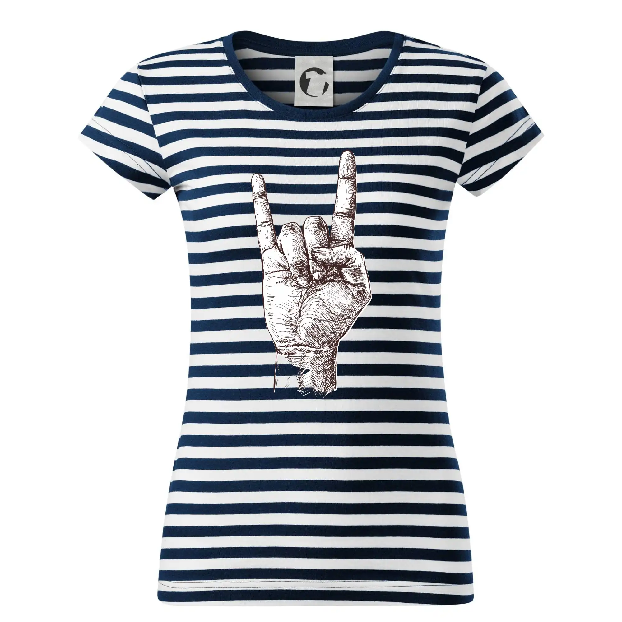 Rocková ruka kreslená