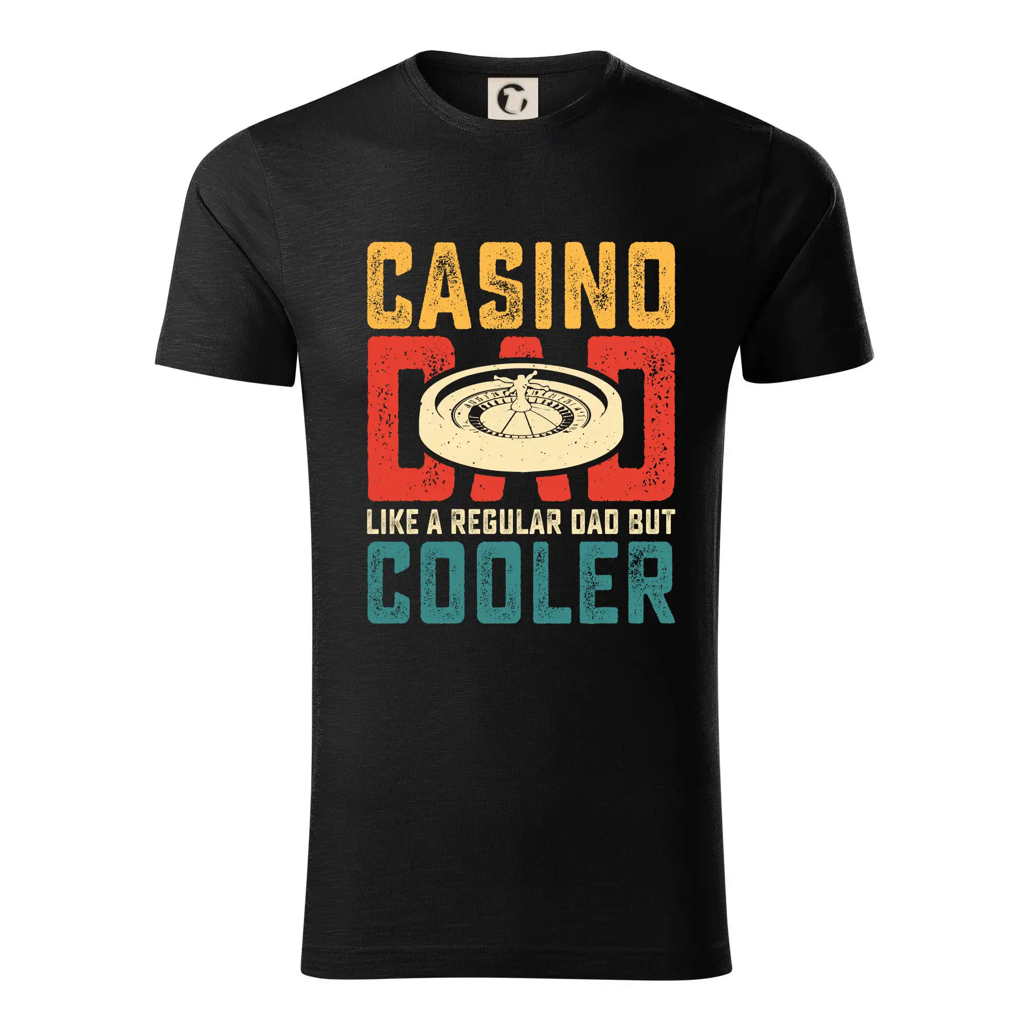Poker tričká - Casino dad like a regular dad but cooler - Tričko z organickej bavlny