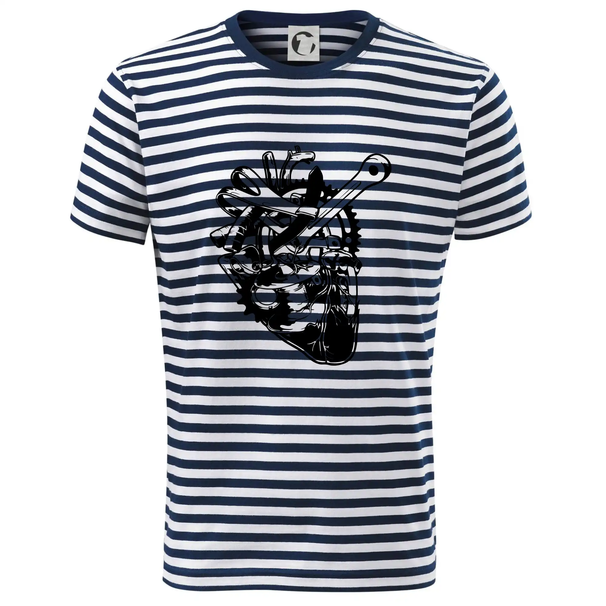 Tričko ako darček pre cyklistu - Cyklistovo srdce - Tričko na vodu