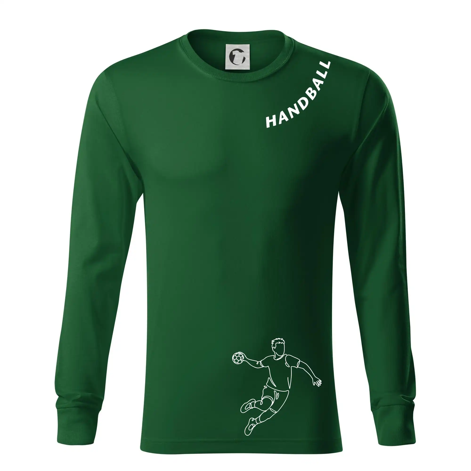 Handball nápis šikmo