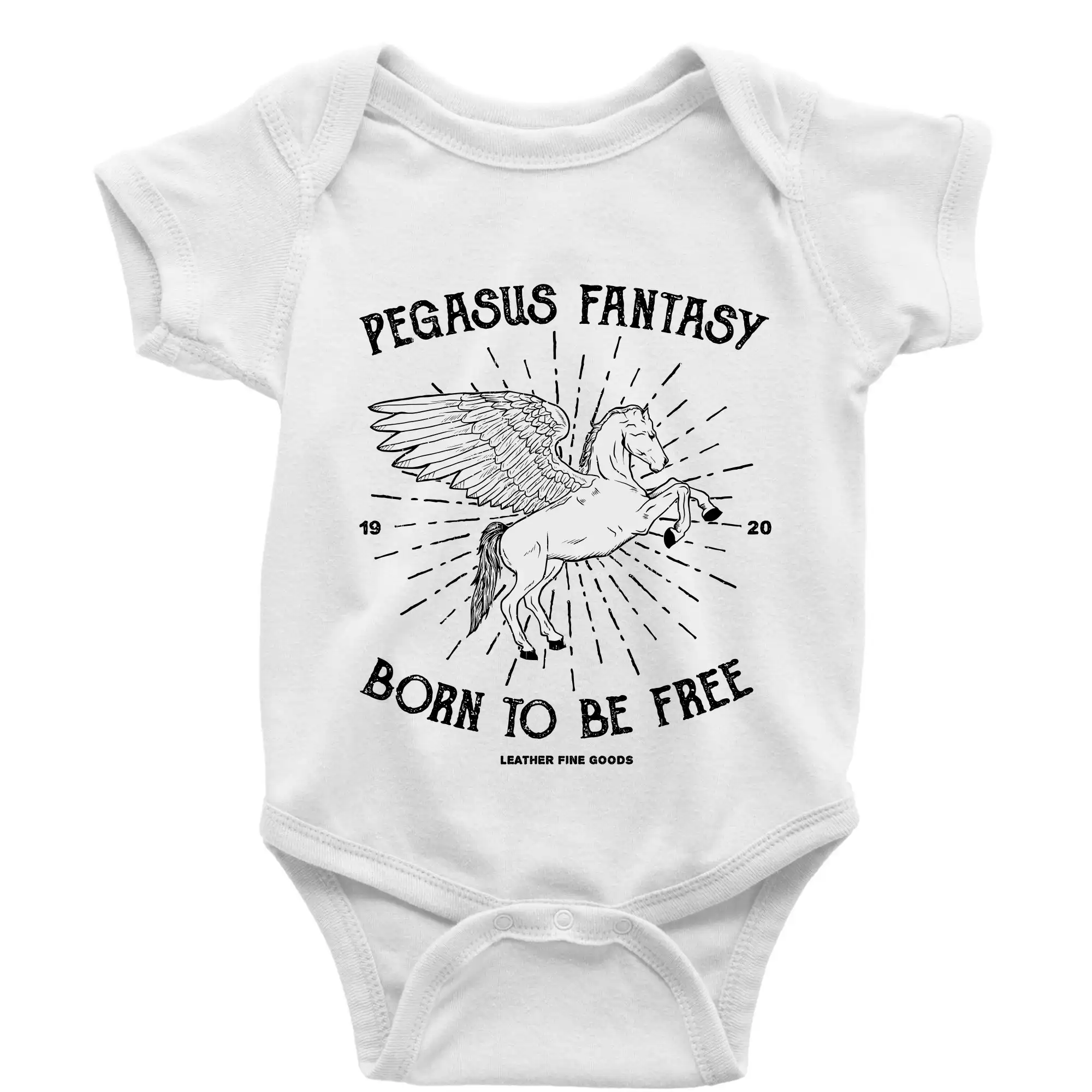 Tričká s koňmi - Pegasus fantasy - Body dojčenské s krátkym rukávom