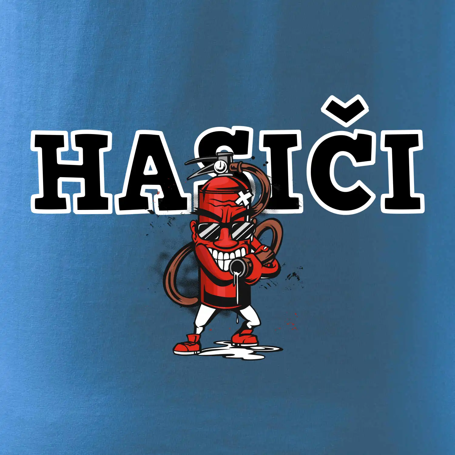 Hasiči hasící přístroj