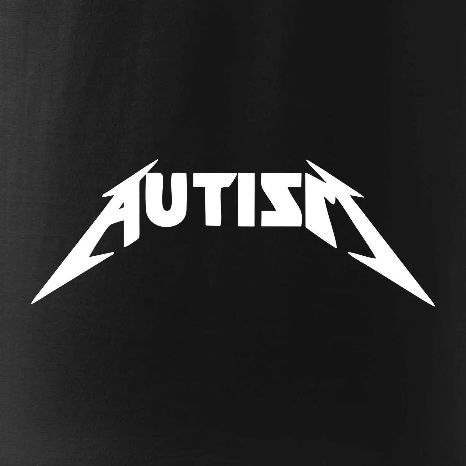 Autism rock nápis