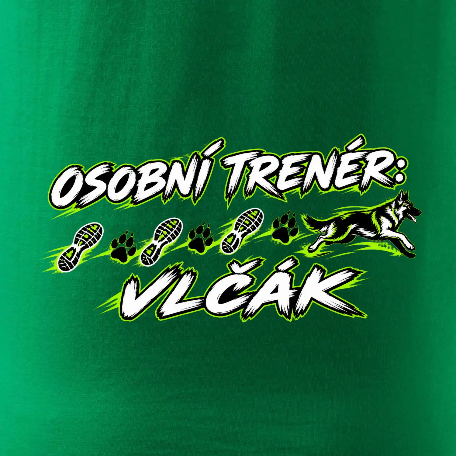 Osobní trenér vlčák - běžecký motiv