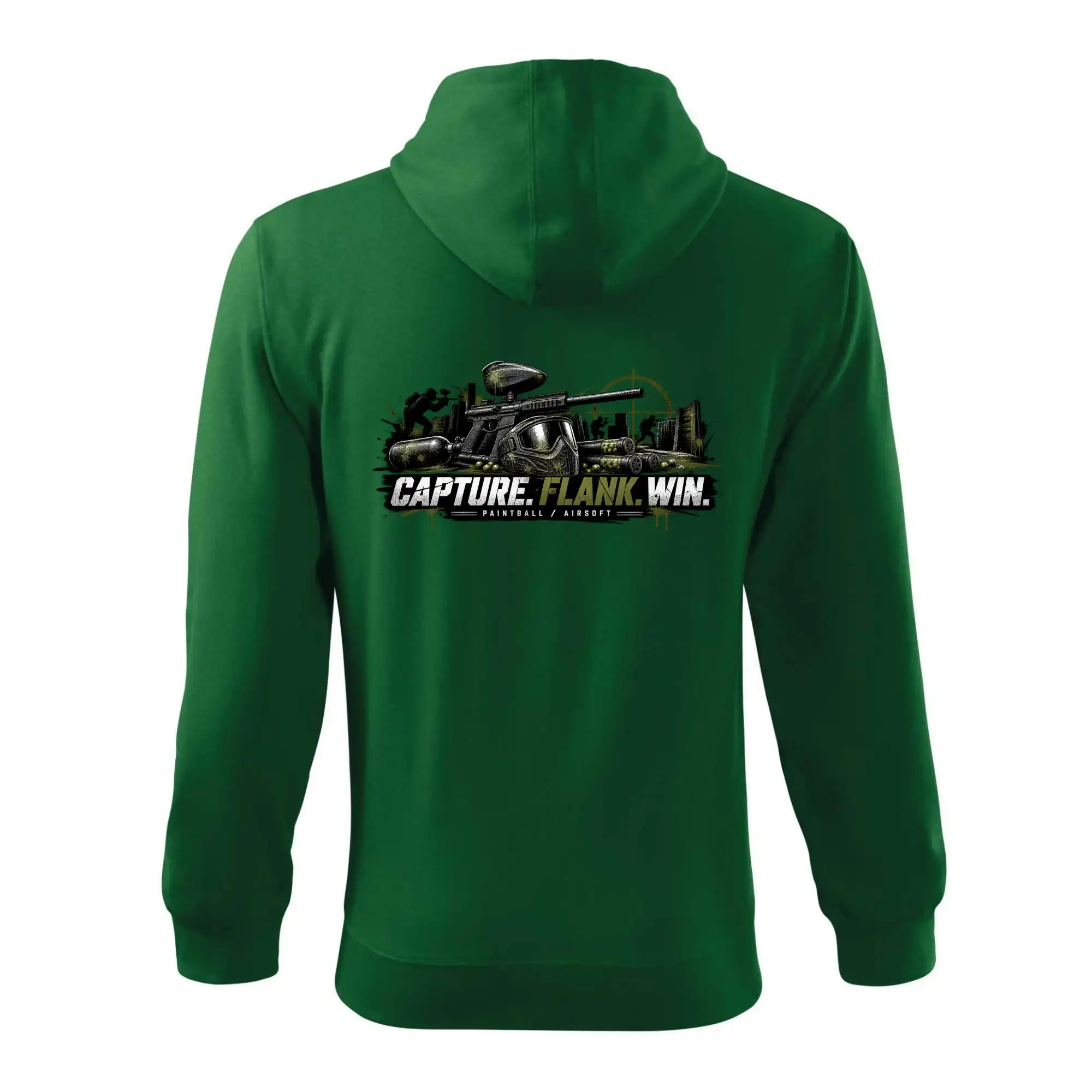 Taktika capture flank win paintball