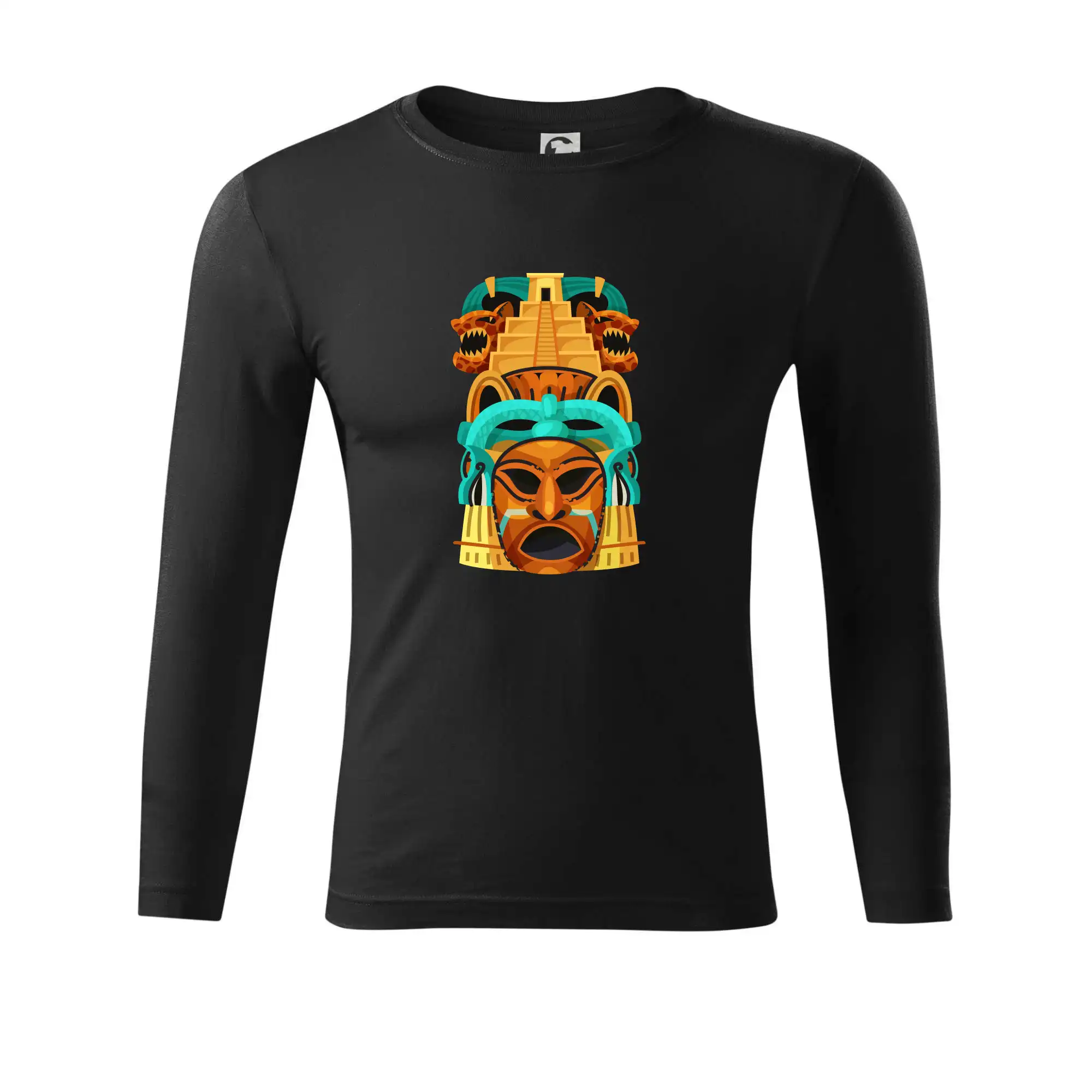 Mayové maska s pyramidou