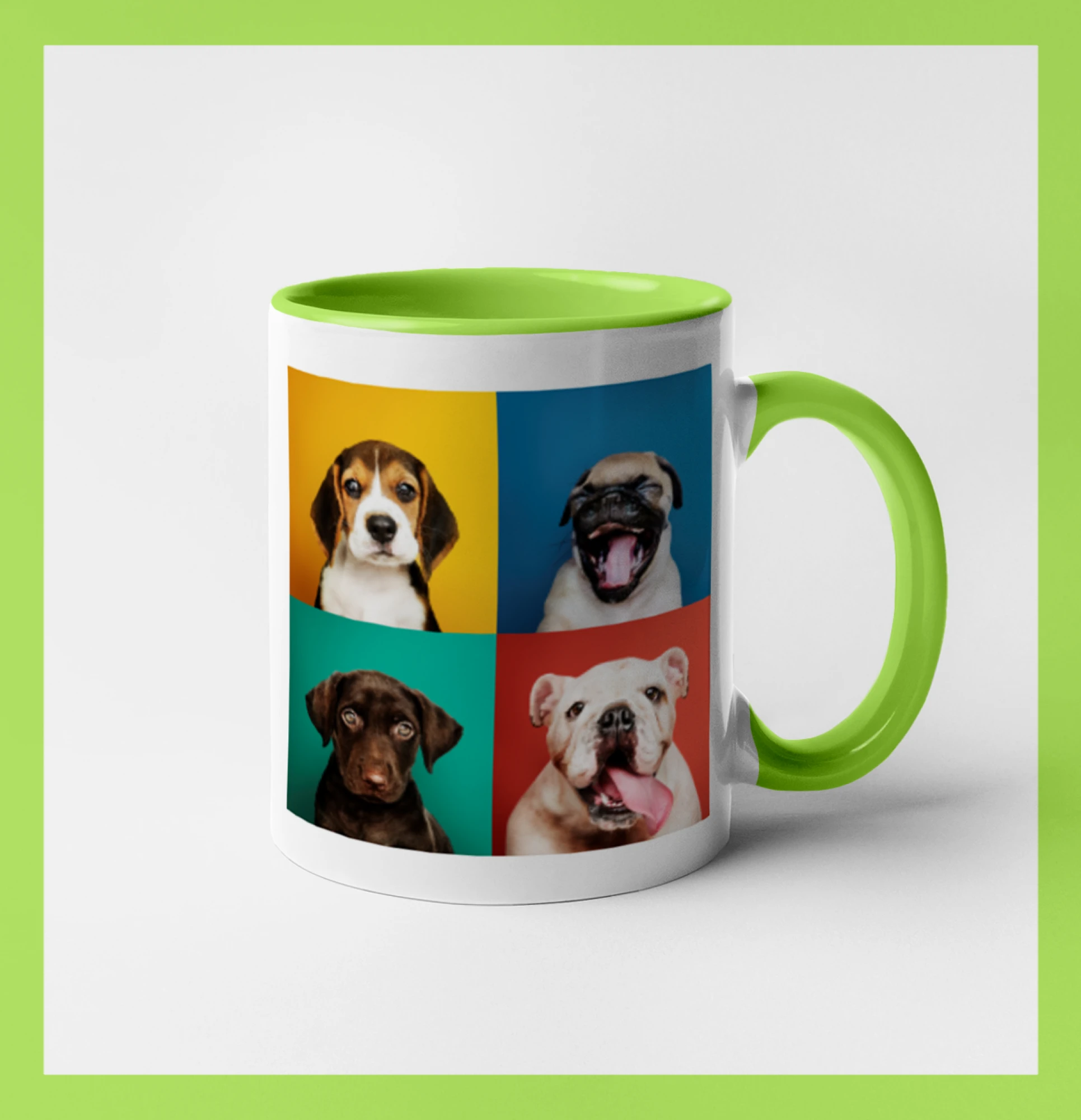 Psi štěňata koláž