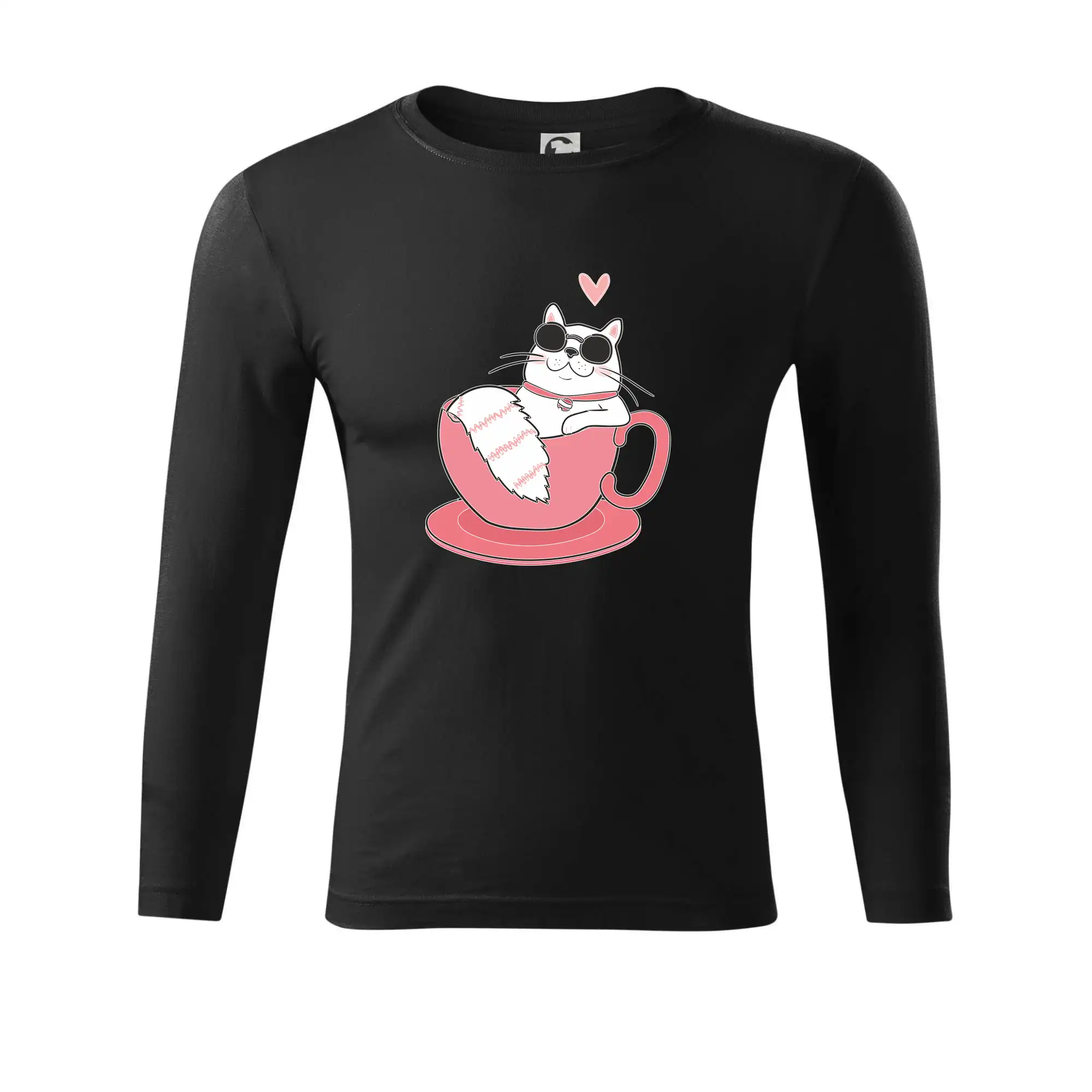 Hustá kočka v hrníčku