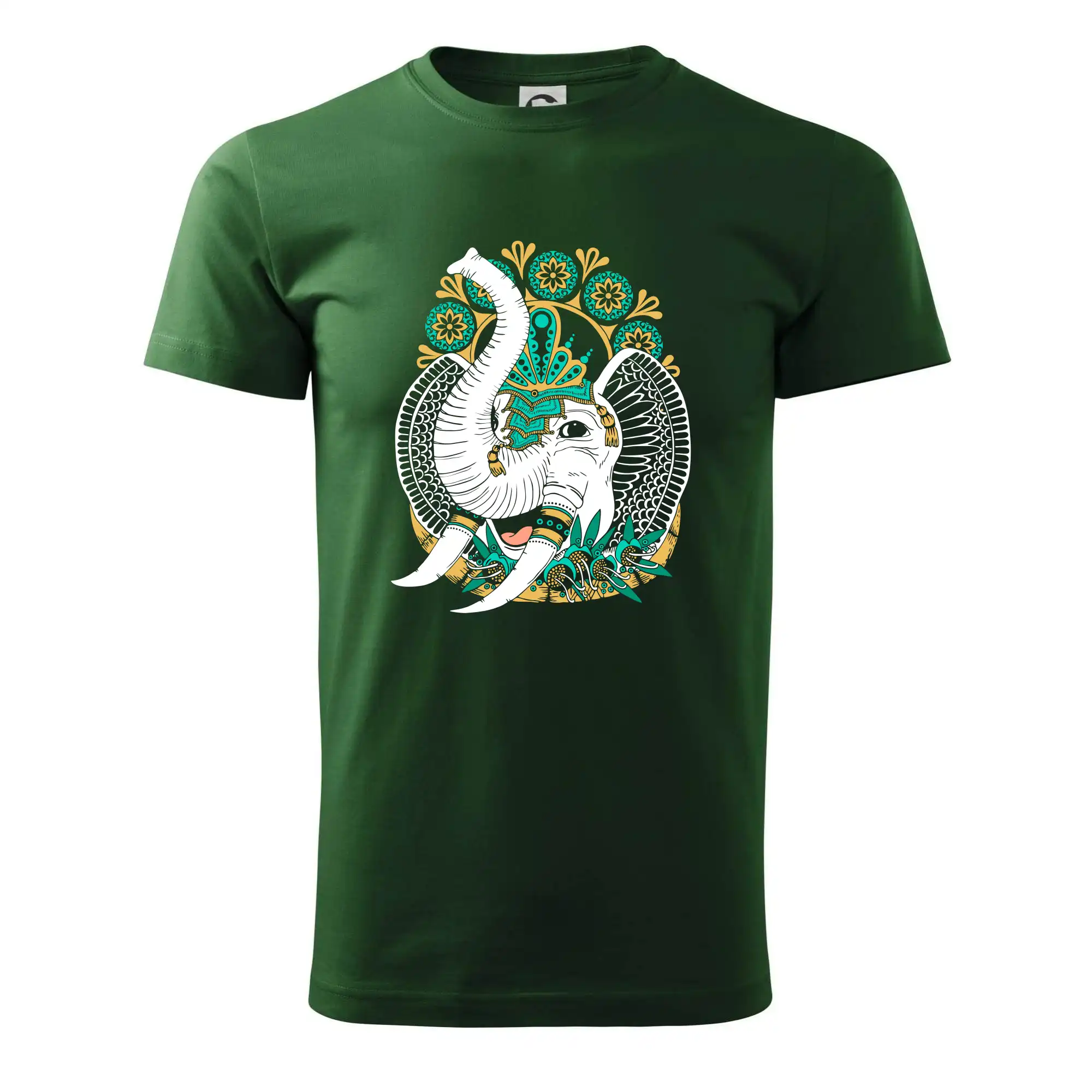 Tričká so zvieratami - Sloník pre šťastie (Pecka Design) - Pánske tričko nižšej gramáže