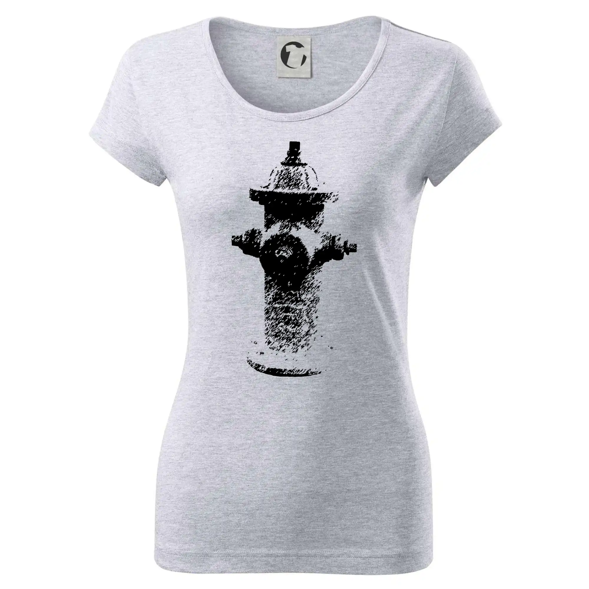 Originálne tričká pre hasičov - Hasičský hydrant americký - Dámske tričko Pure