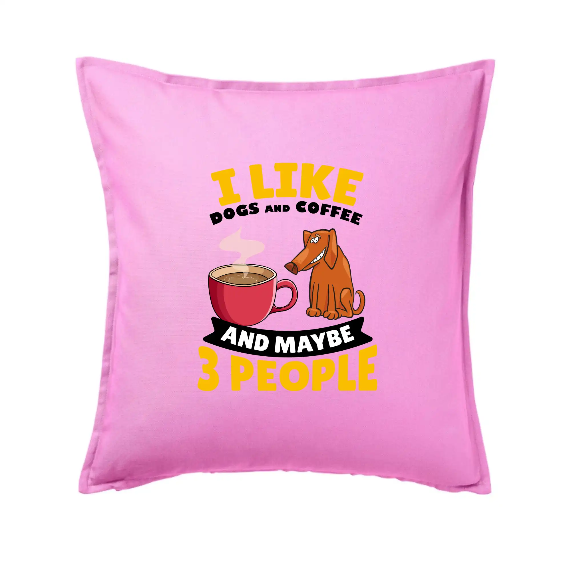 I like dogs and coffee and maybe 3 people