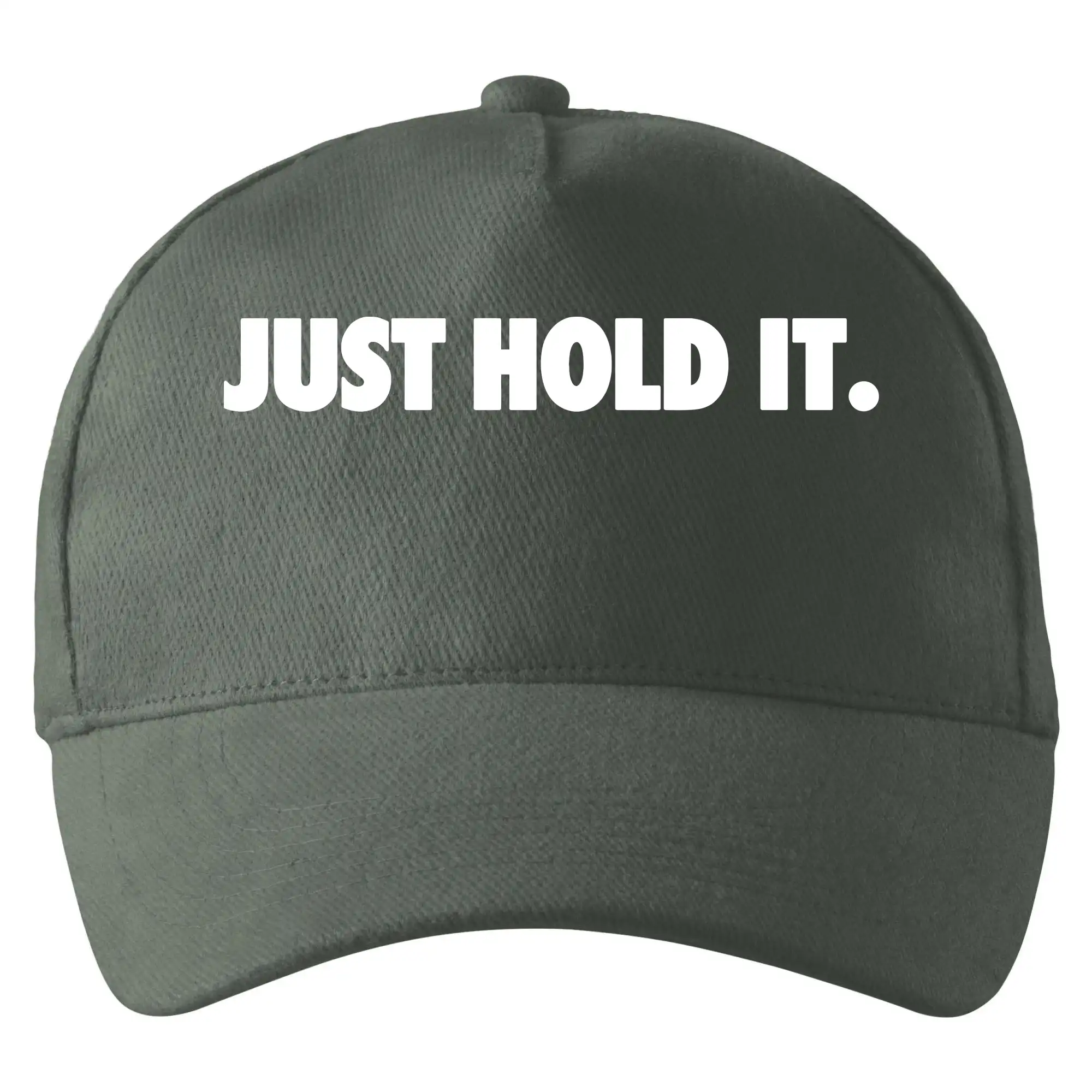 Grafické tričká - Just hold it - Šiltovka so zahnutým šiltom a mosaznou sponou