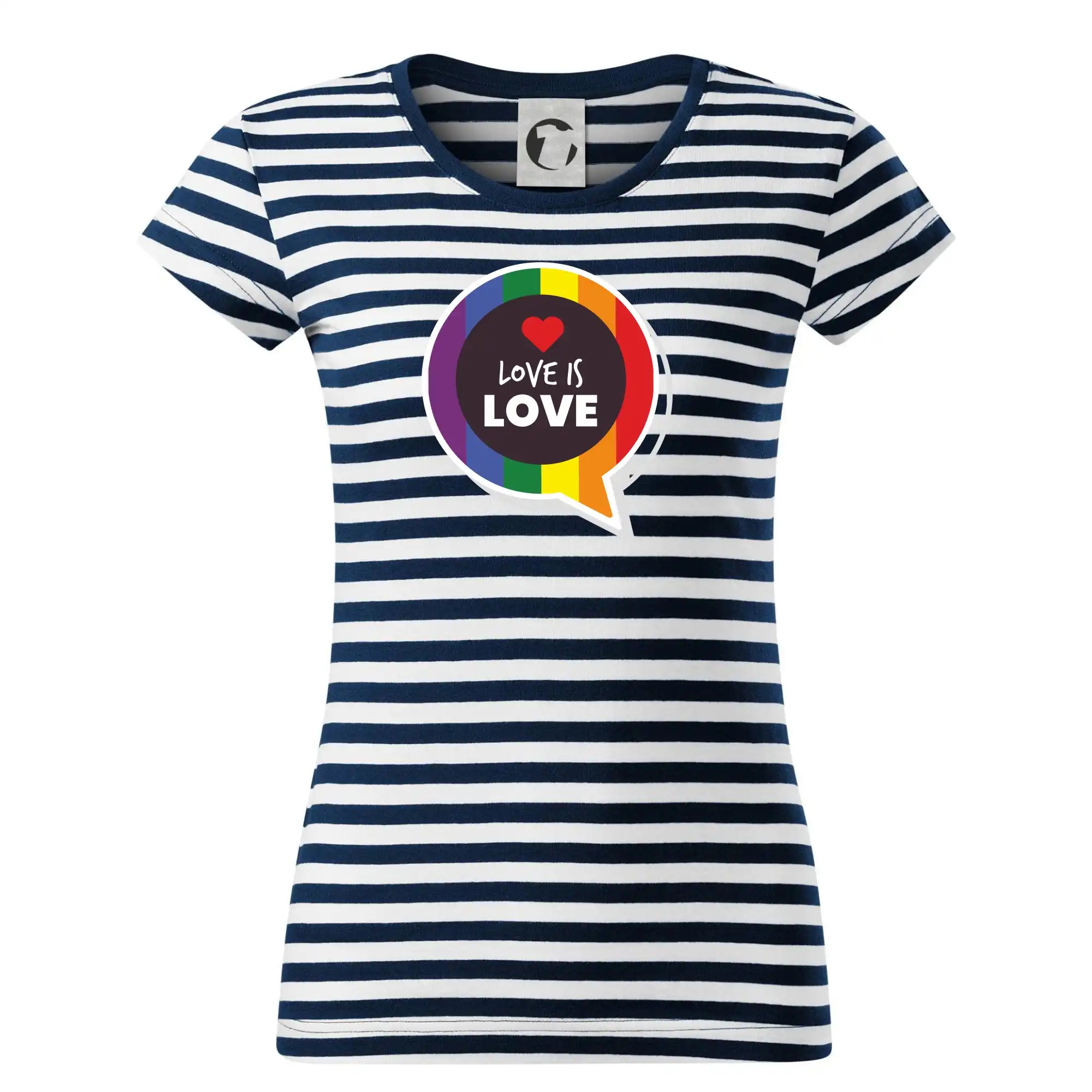 Tričká pre LGBT a Queer komunitu - Love is love bublina - Tričko na vodu