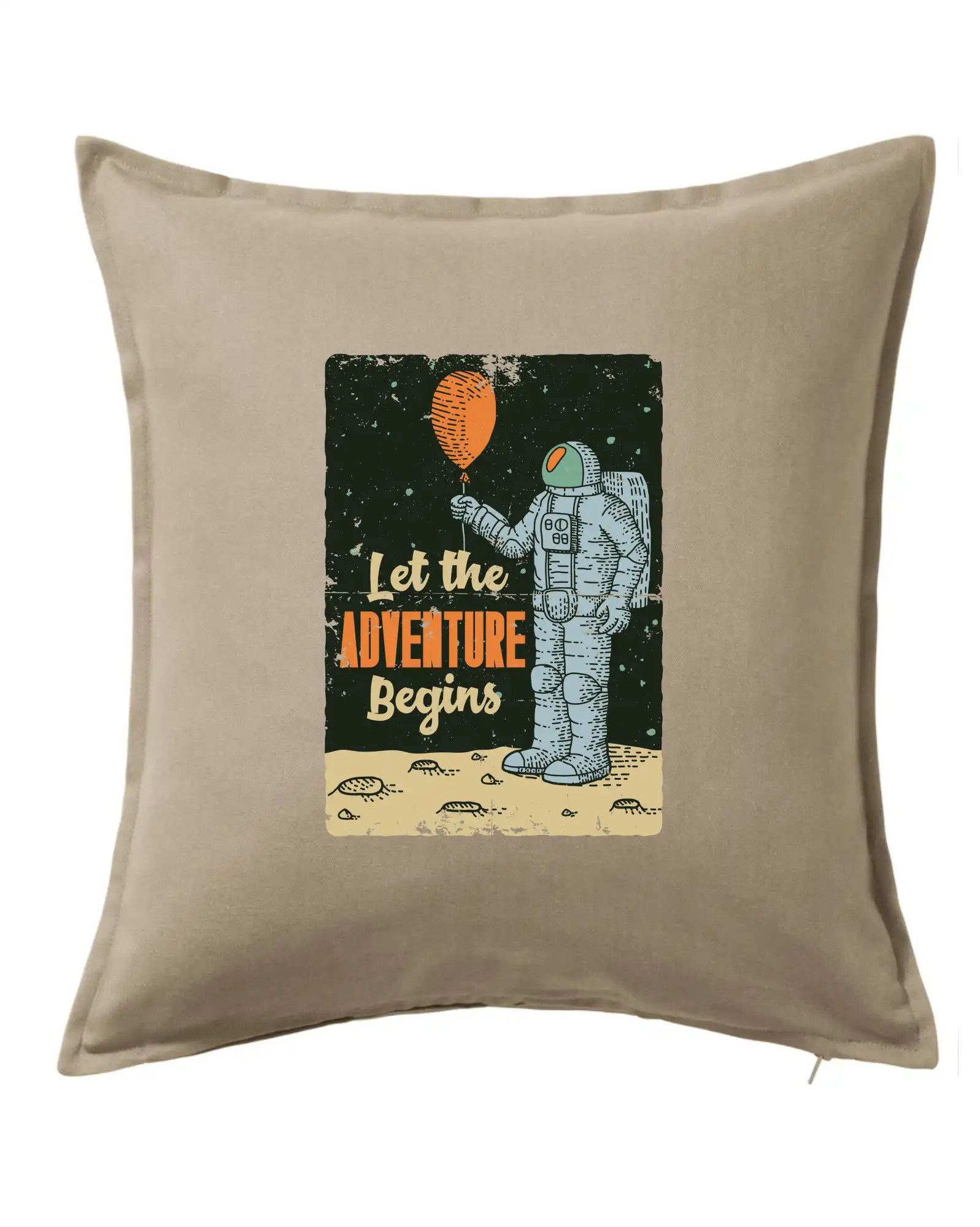 Vesmirne tričká - Astronaut balón - Vankúš 50x50